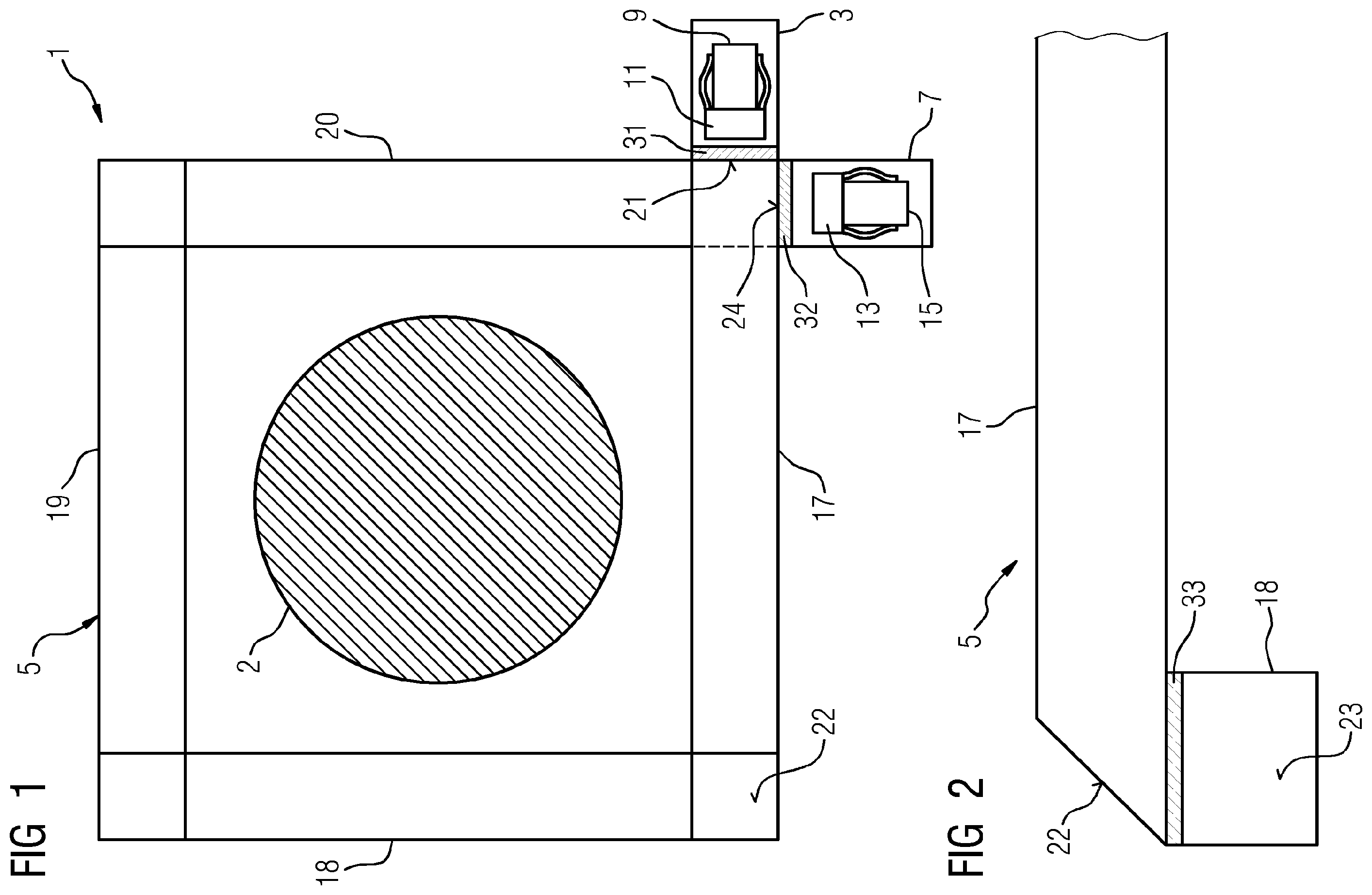 Patent US12386122 — Optical waveguide for a magneto-optical current sensor — Figure 1