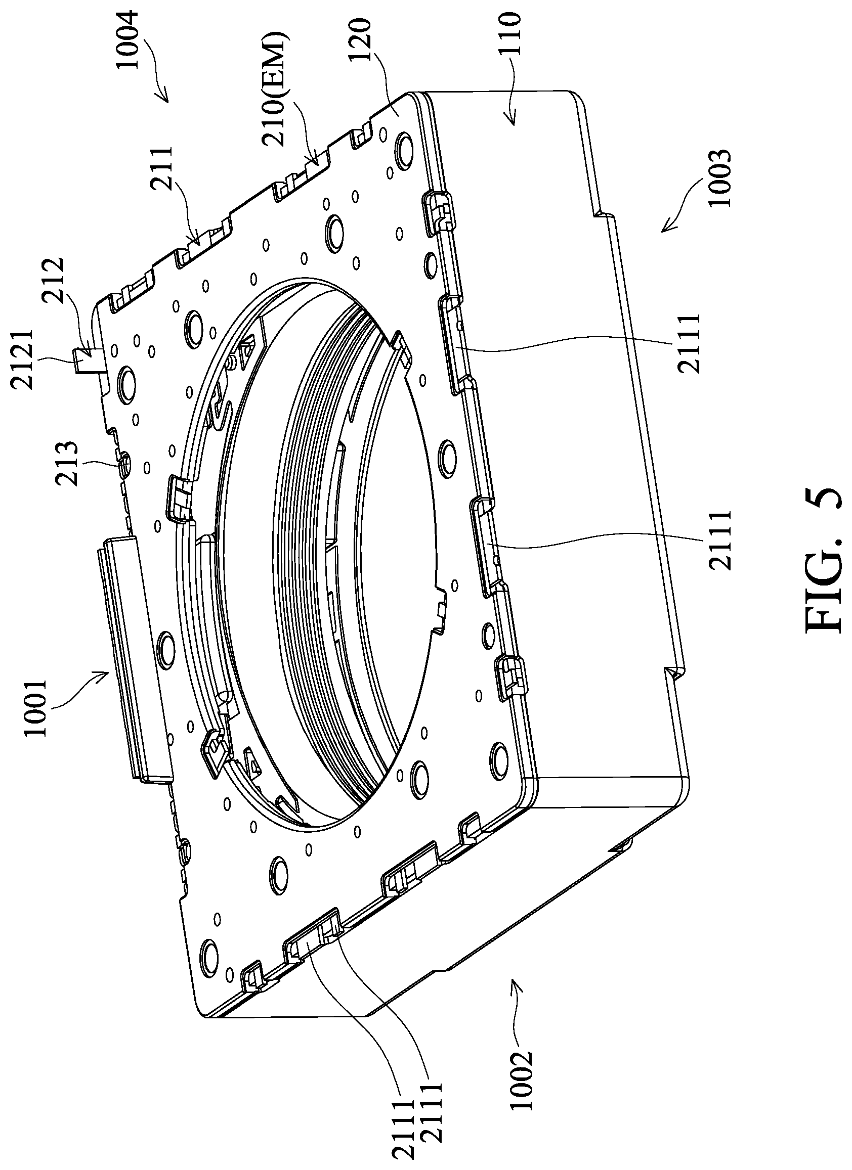Patent US12386141 Figure 5 – Optical element drive mechanism