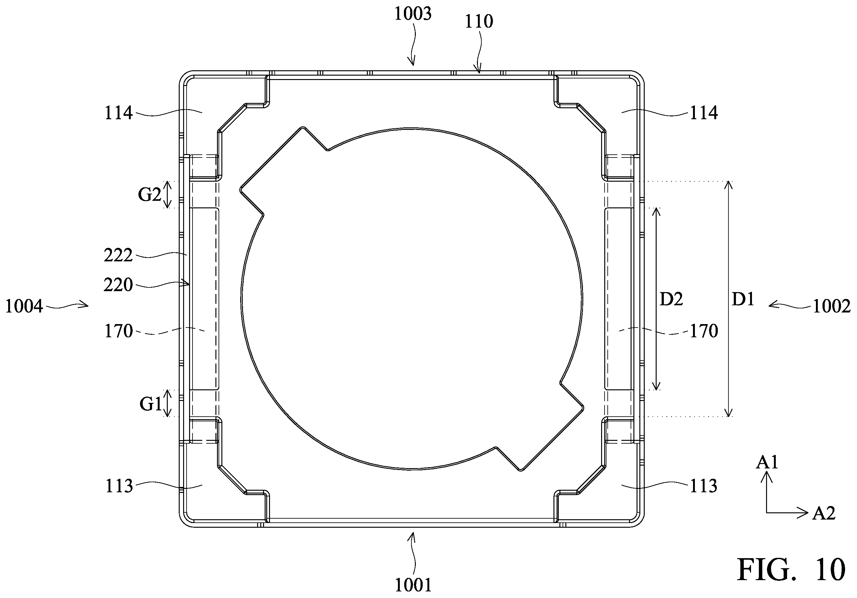 Patent US12386141 Figure 10 – Optical element drive mechanism