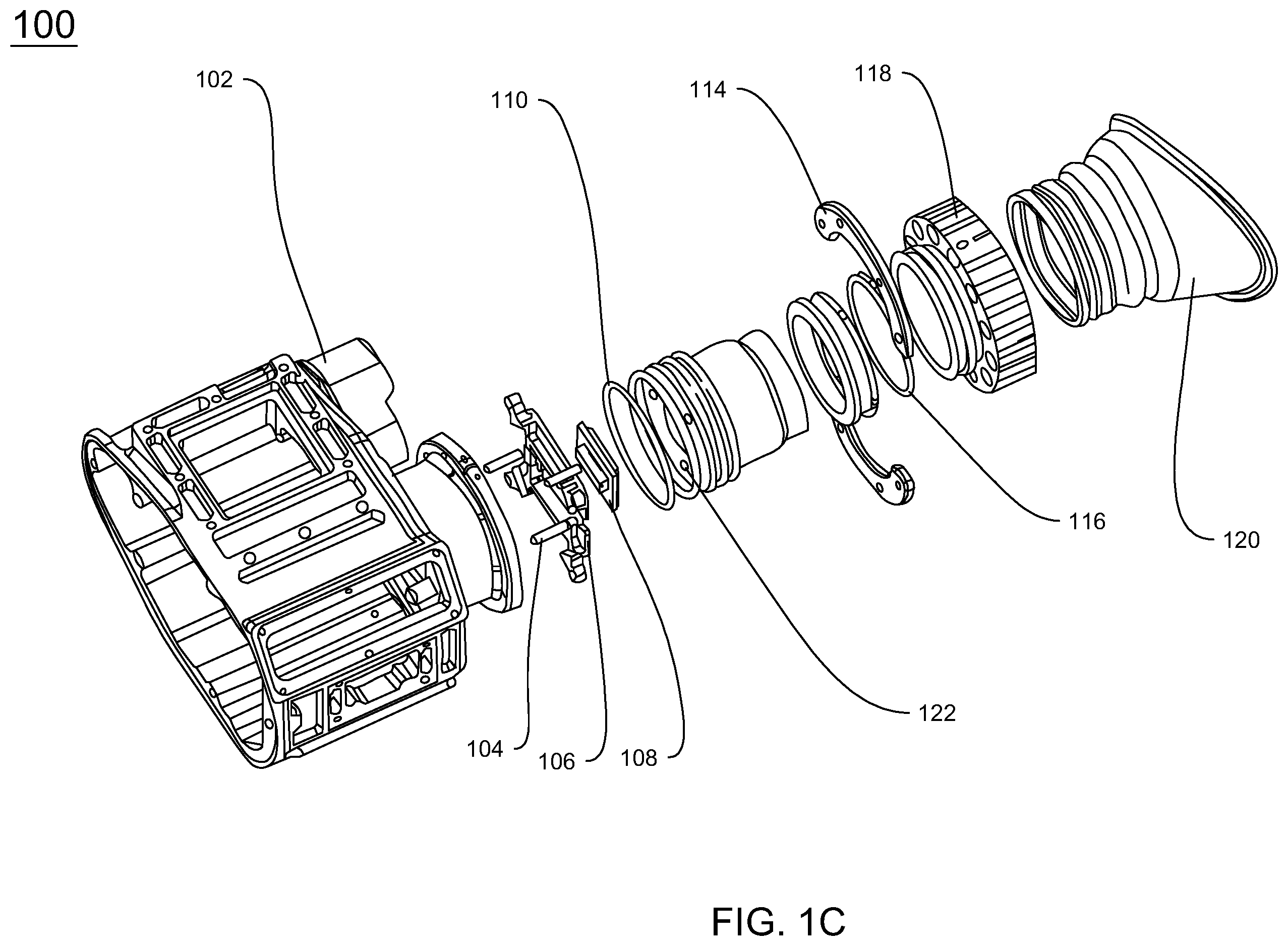 Patent US12386143 Figure 3 – Mechanism for dioptric adjustment of telescopic lenses