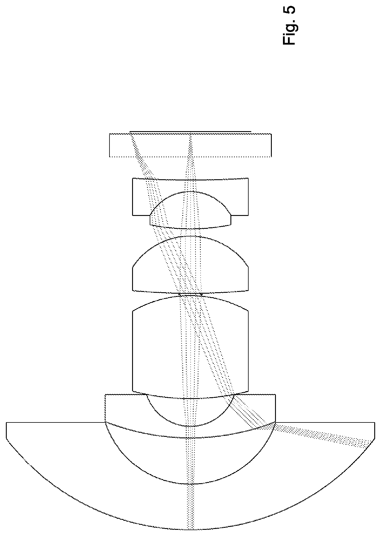 Patent US12386169 Figure 5 – Wide field of view objective lens