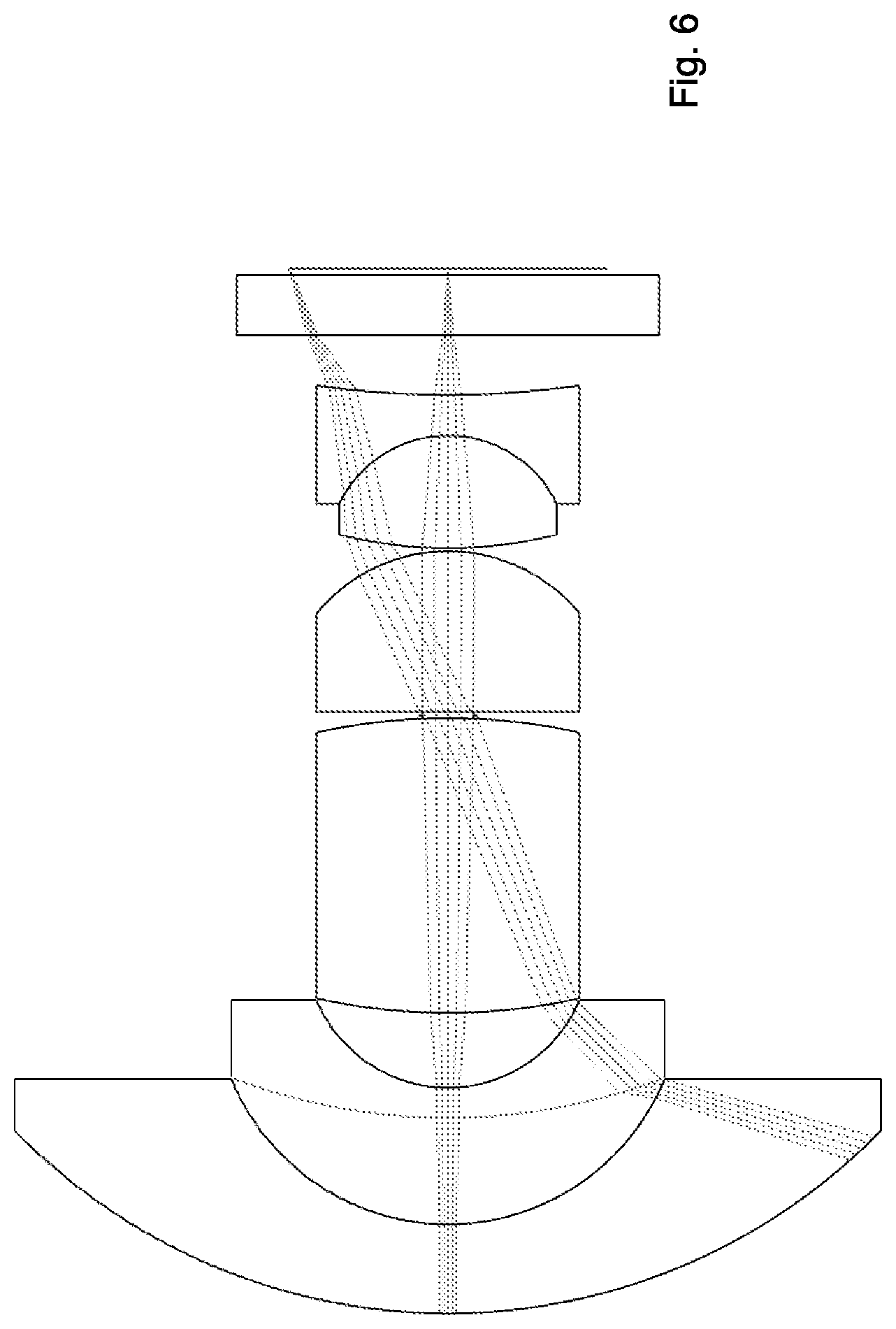 Patent US12386169 Figure 6 – Wide field of view objective lens