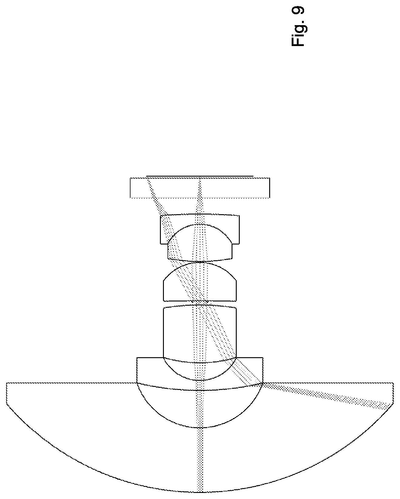 Patent US12386169 Figure 9 – Wide field of view objective lens