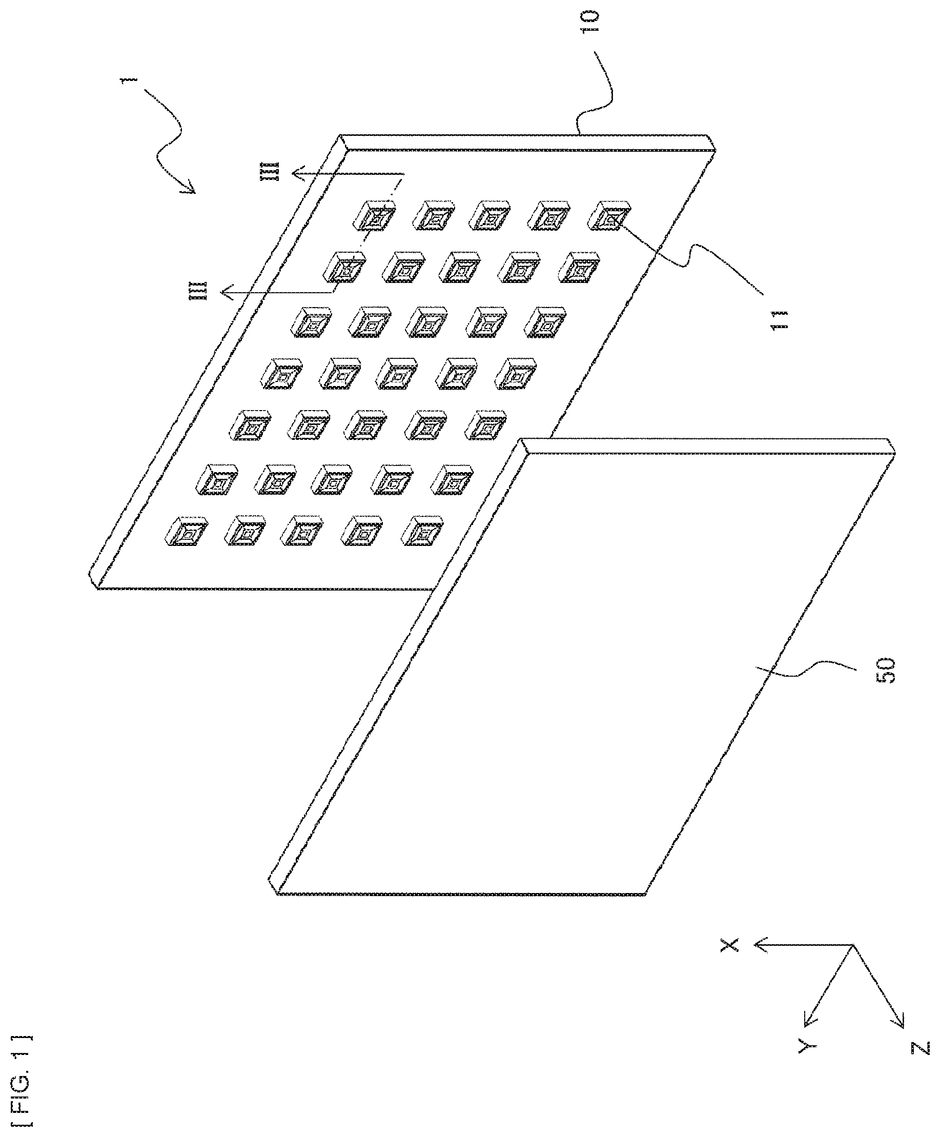 Patent US12386221 Figure 1 – Light-emitting device, display apparatus, and illumination apparatus