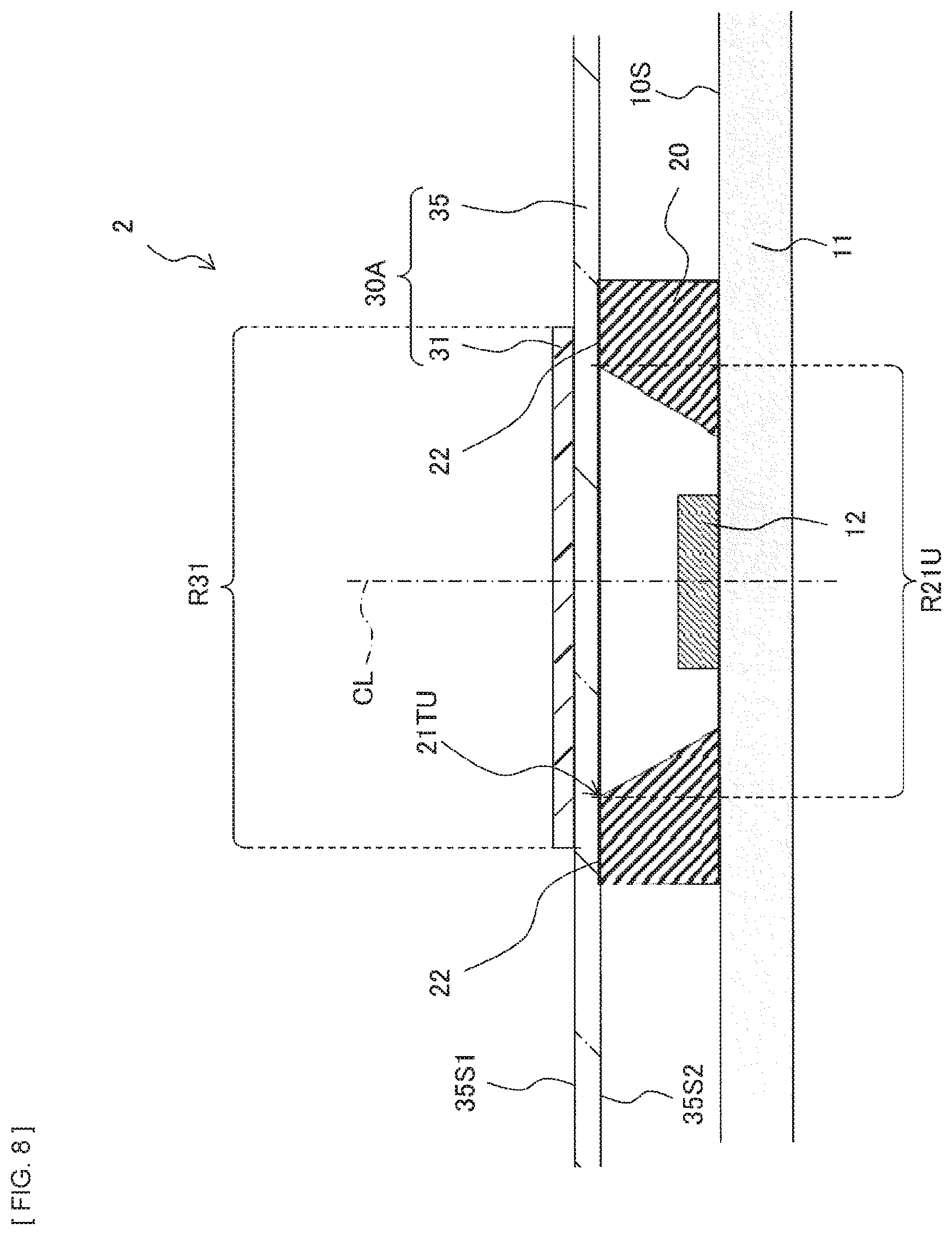 Patent US12386221 Figure 8 – Light-emitting device, display apparatus, and illumination apparatus