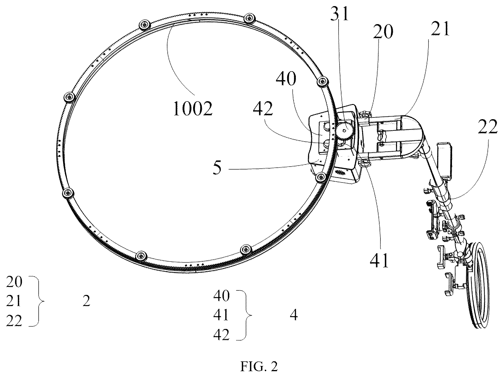 Patent US12386247 Figure 2 – Rotating photo booth