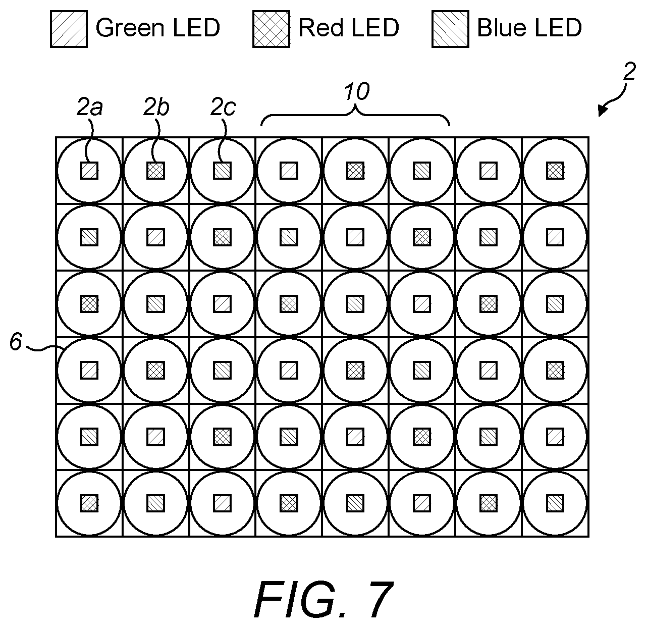 Patent US12386249 Figure 8 – LED illuminated projector