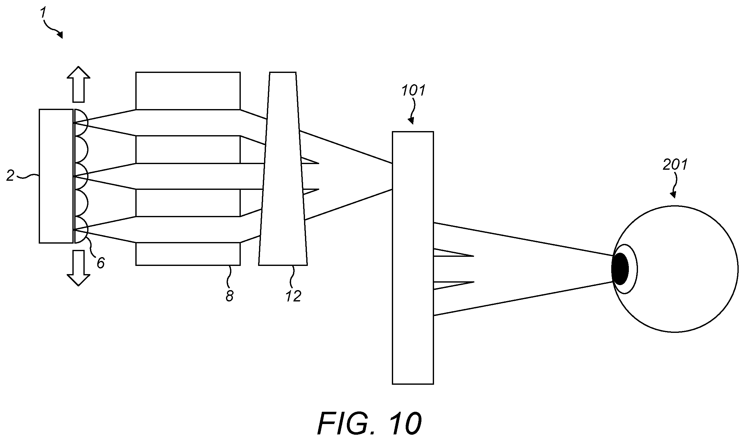 Patent US12386249 Figure 11 – LED illuminated projector