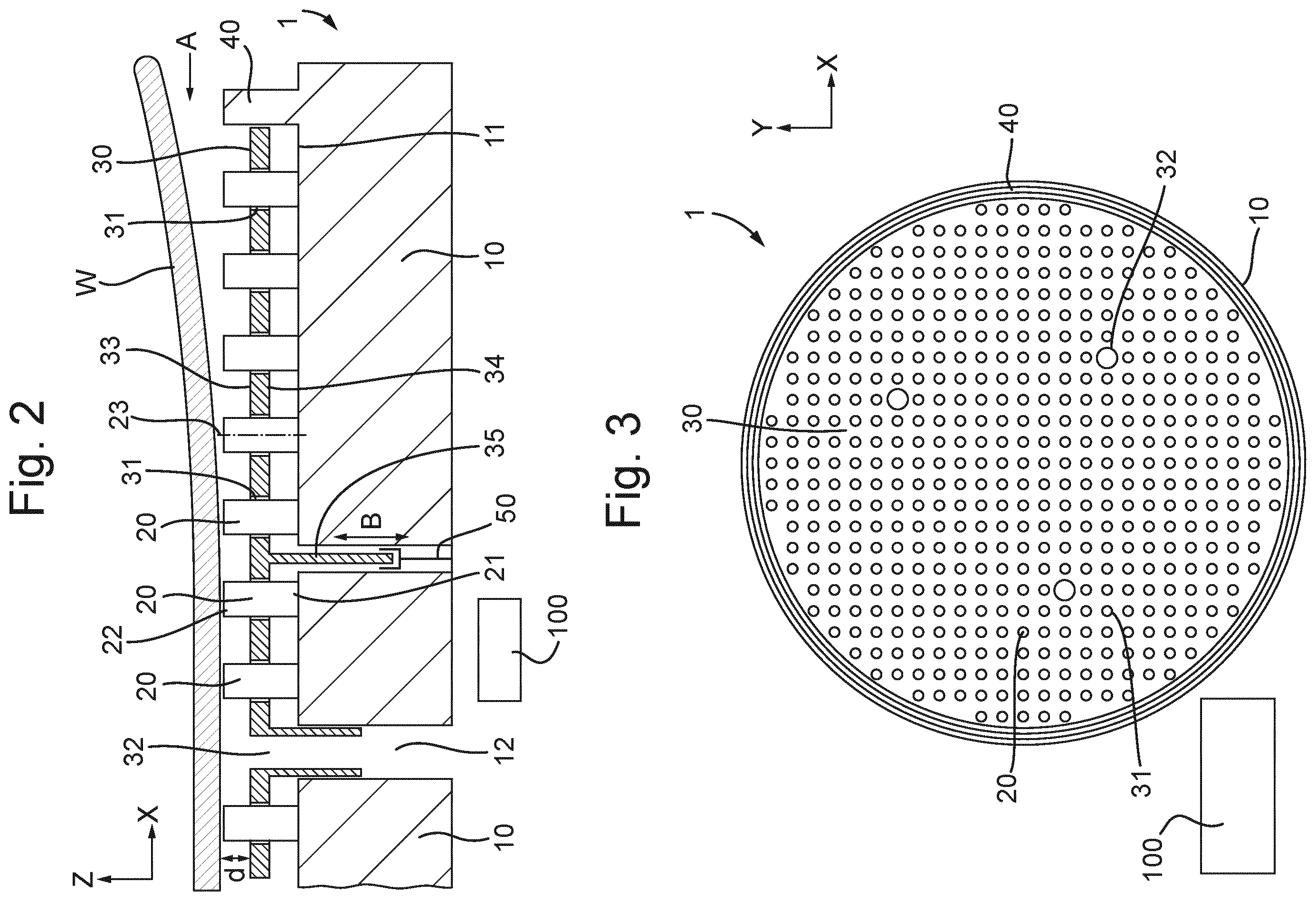 Patent US12386273 Figure 2 – Substrate holder, lithographic apparatus and method