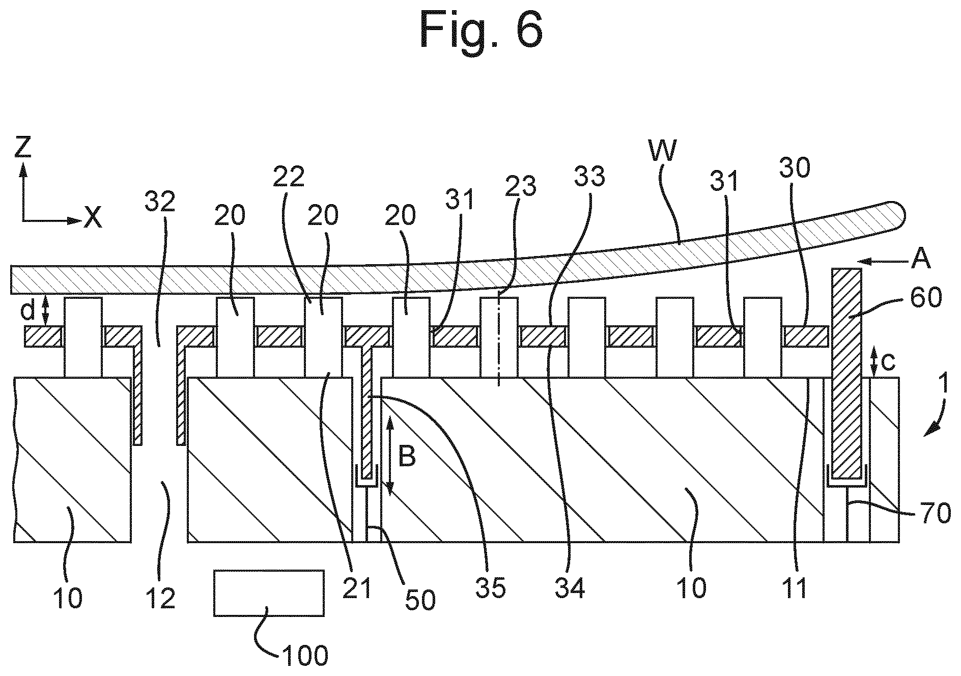 Patent US12386273 Figure 4 – Substrate holder, lithographic apparatus and method