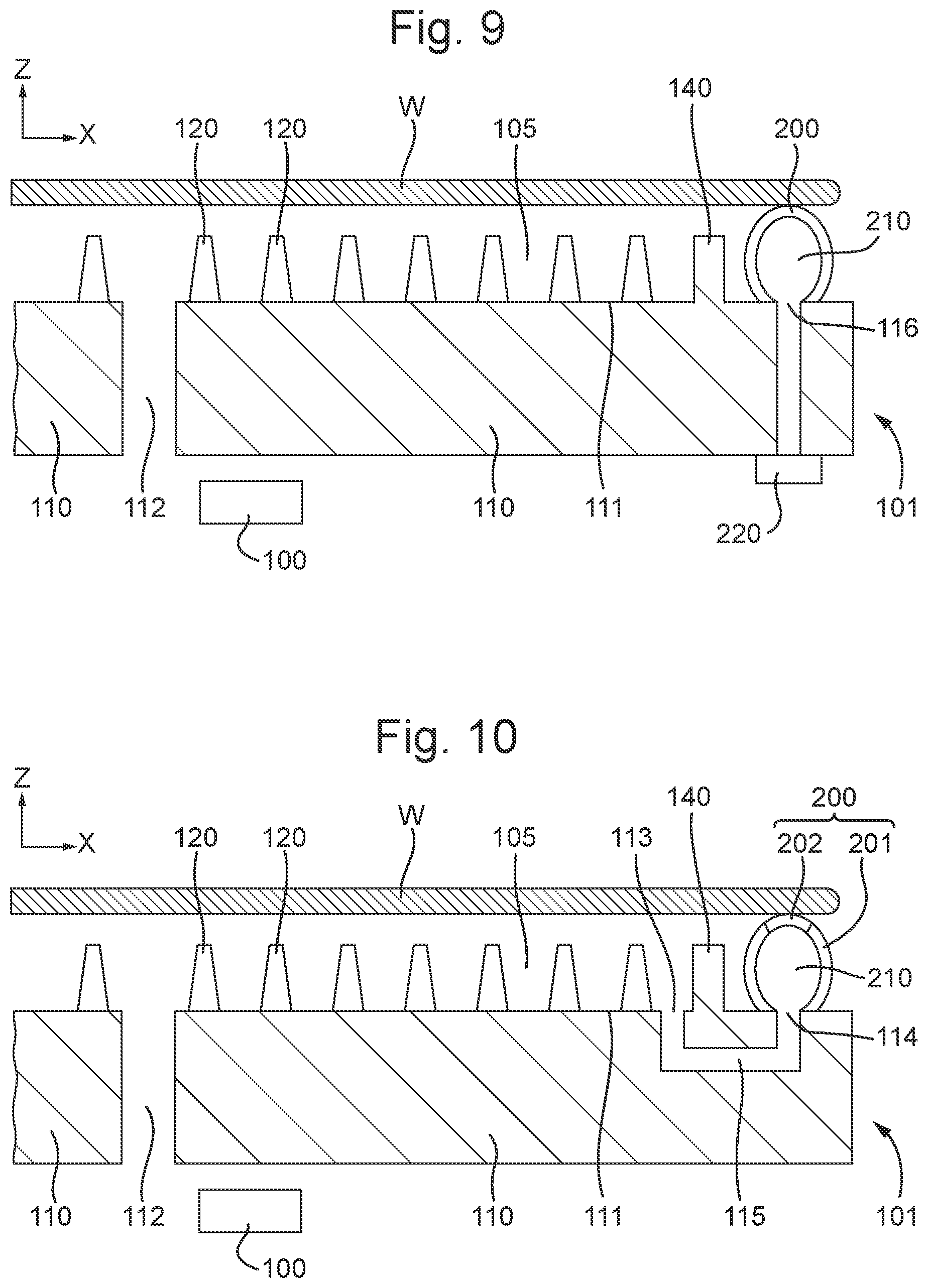 Patent US12386273 Figure 8 – Substrate holder, lithographic apparatus and method