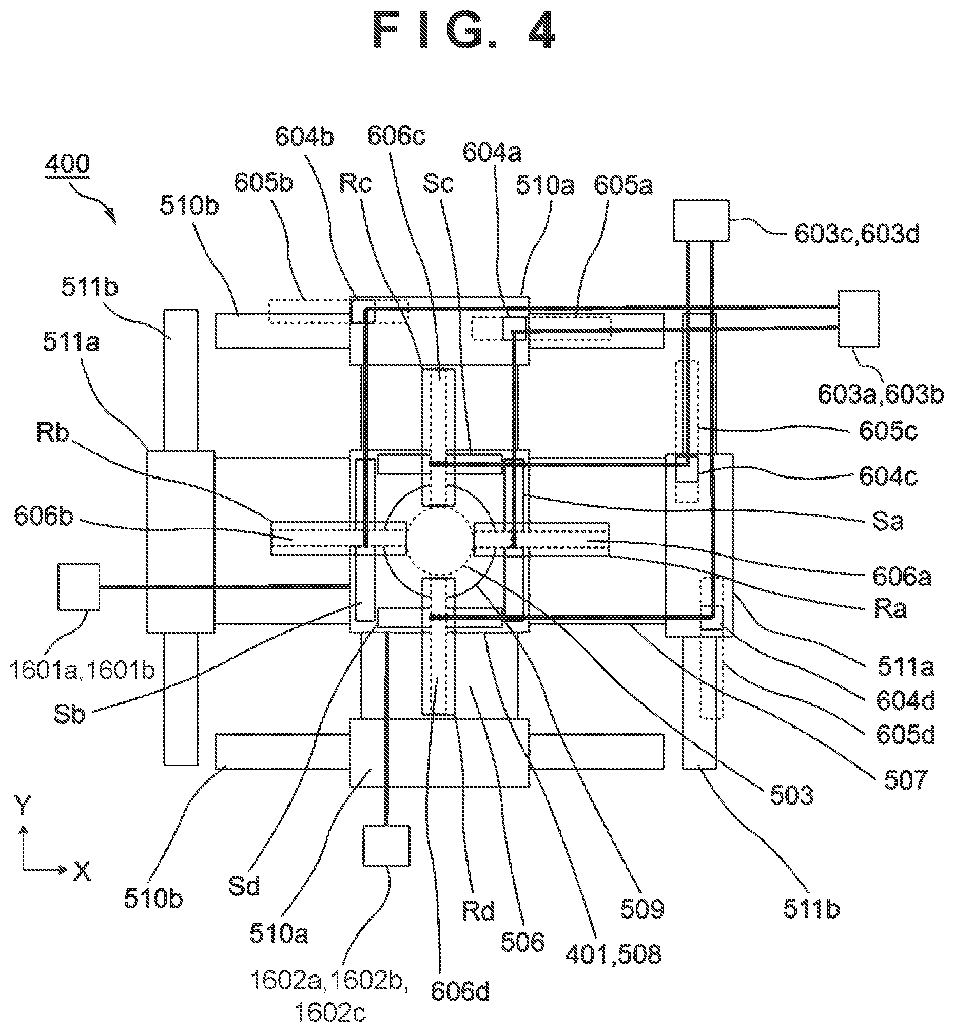 Patent US12386274 Figure 4 – Stage device, lithography apparatus, and article manufacturing method
