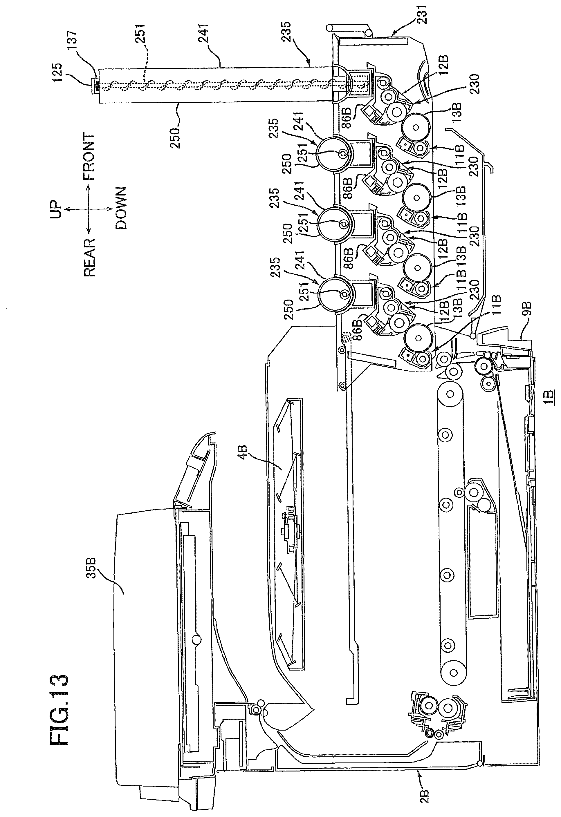 Patent US12386285 Figure 13 – Image forming apparatus capable of facilitating toner replenishment to toner supply unit