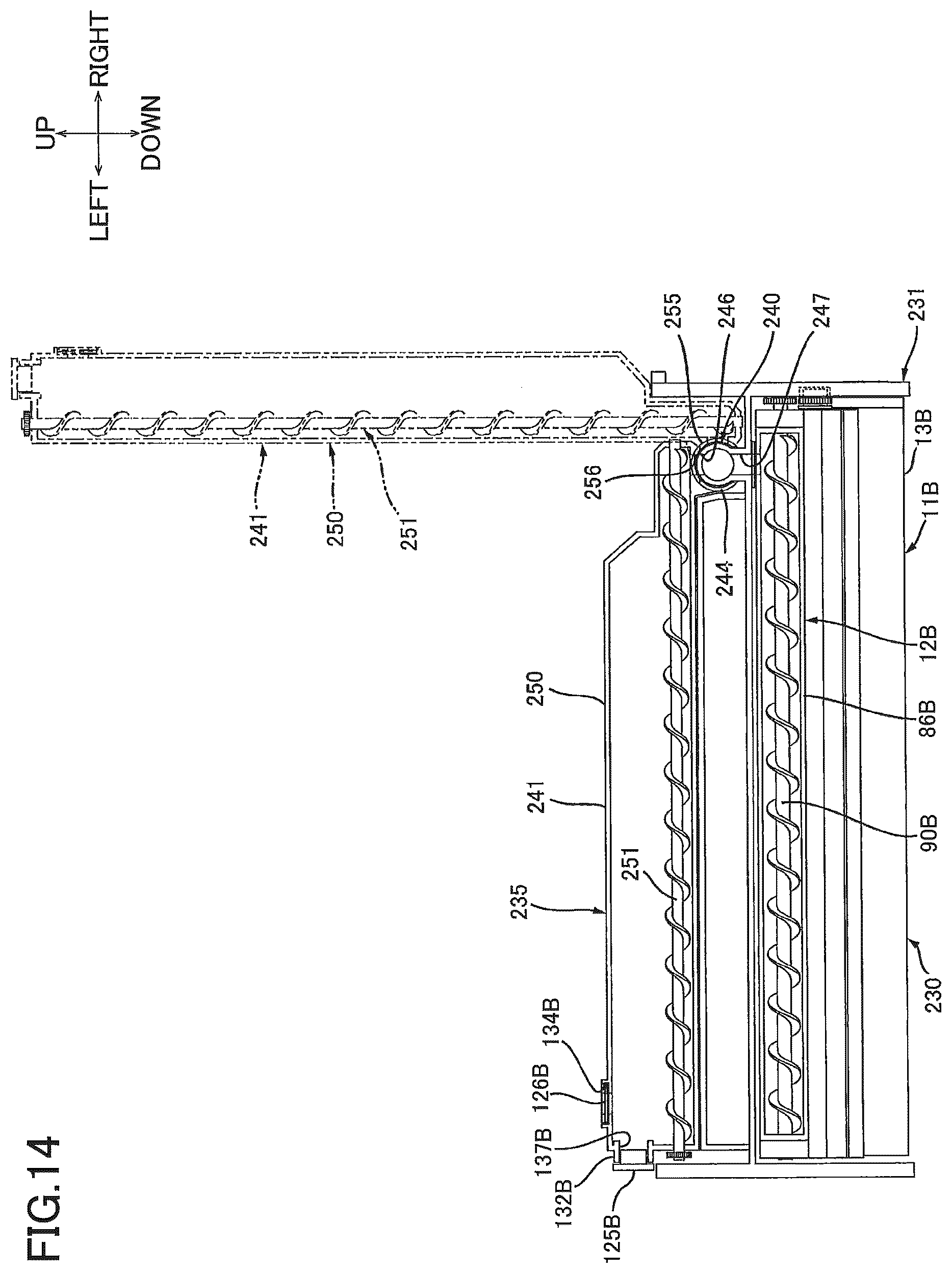 Patent US12386285 Figure 14 – Image forming apparatus capable of facilitating toner replenishment to toner supply unit