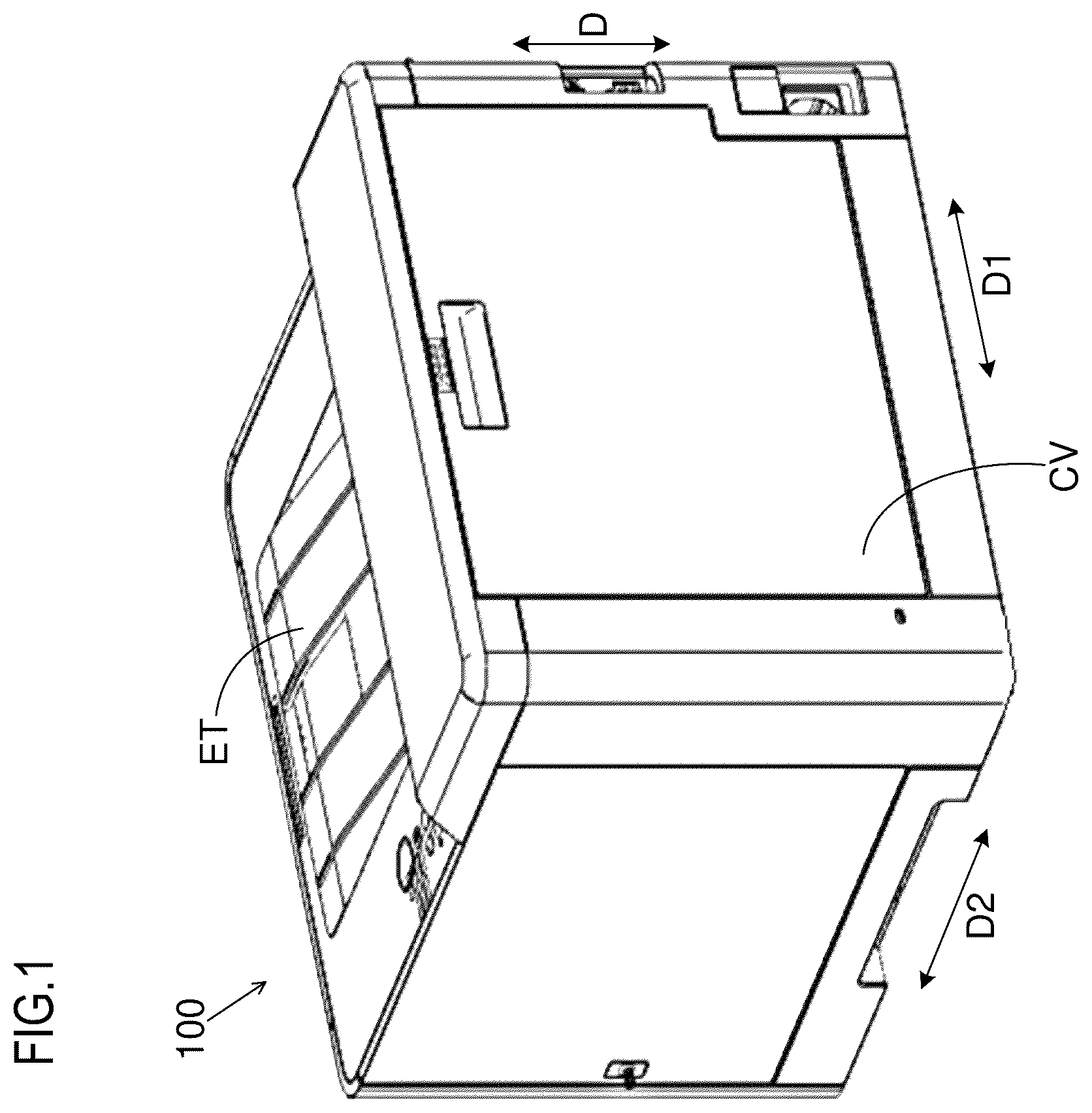 Patent US12386287 Figure 1 – Unit locating mechanism and image forming apparatus