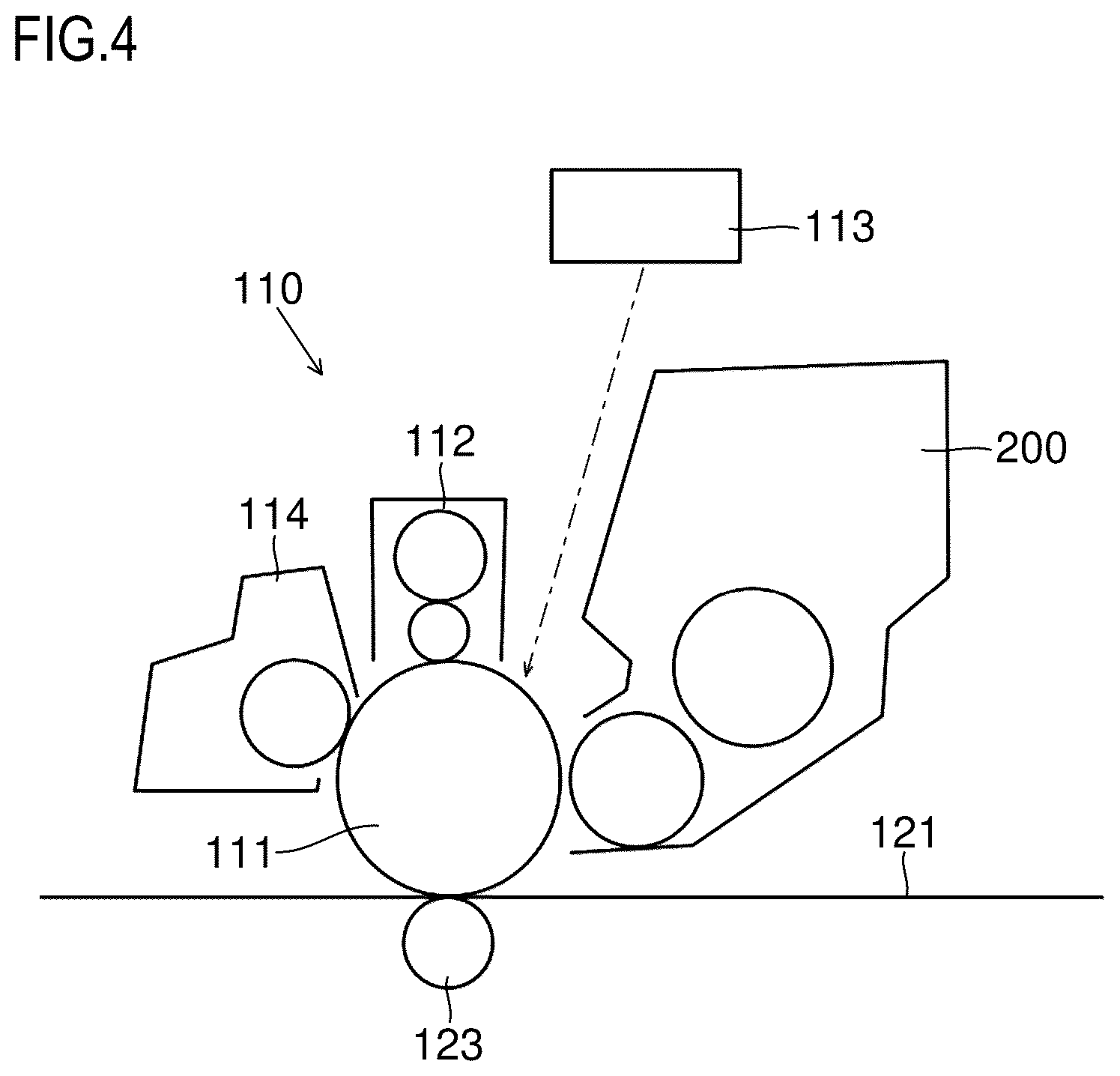 Patent US12386287 Figure 4 – Unit locating mechanism and image forming apparatus