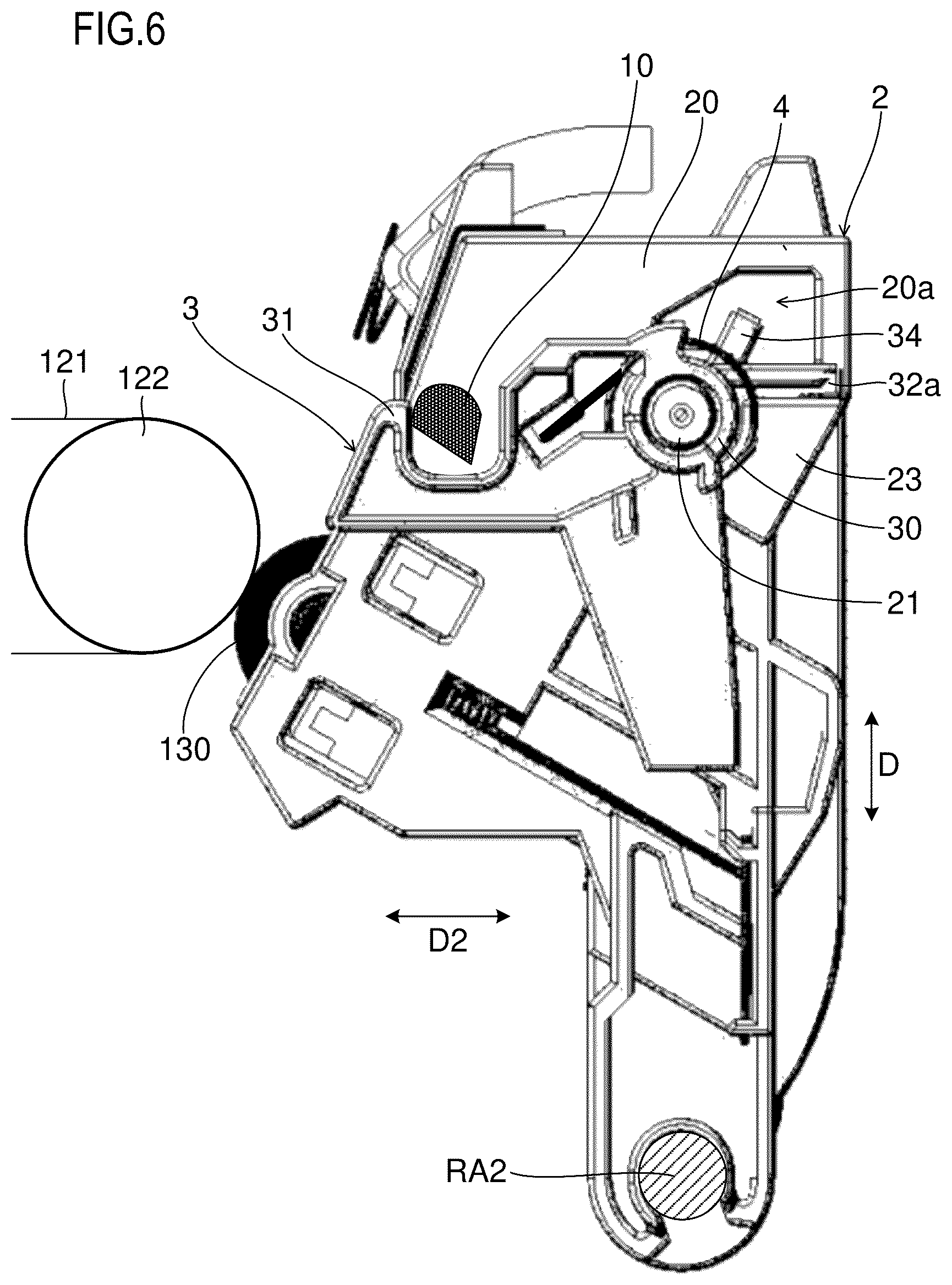 Patent US12386287 Figure 6 – Unit locating mechanism and image forming apparatus