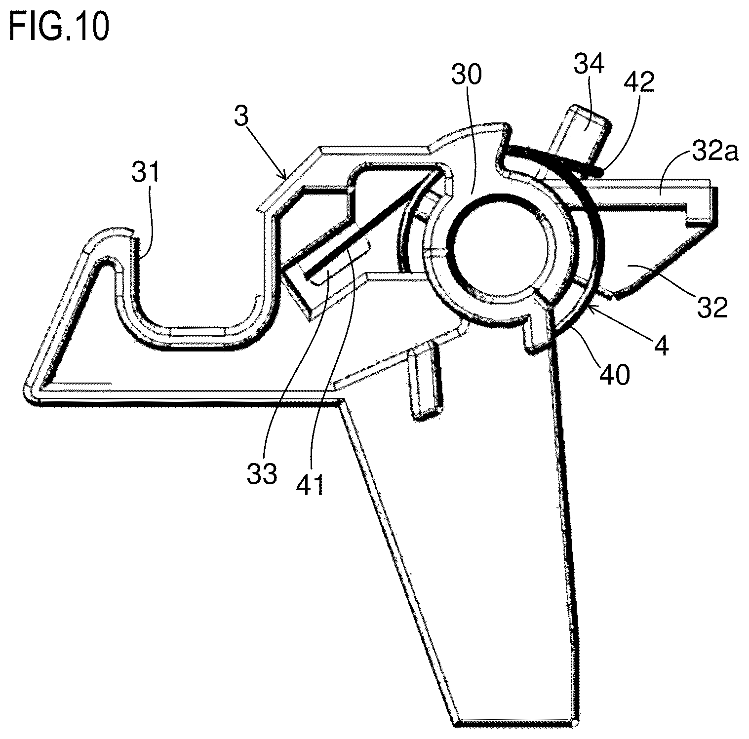 Patent US12386287 Figure 10 – Unit locating mechanism and image forming apparatus