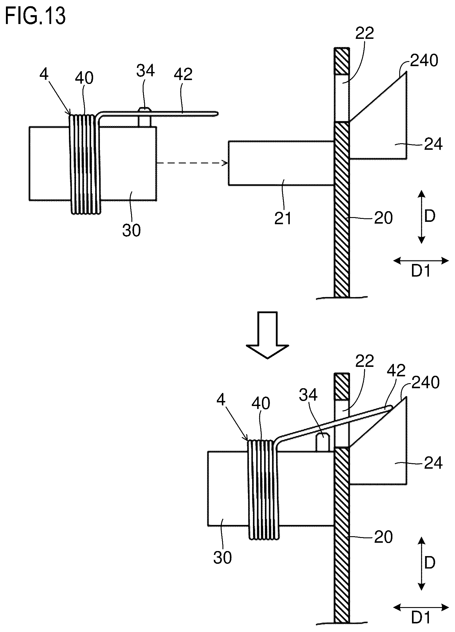 Patent US12386287 Figure 13 – Unit locating mechanism and image forming apparatus