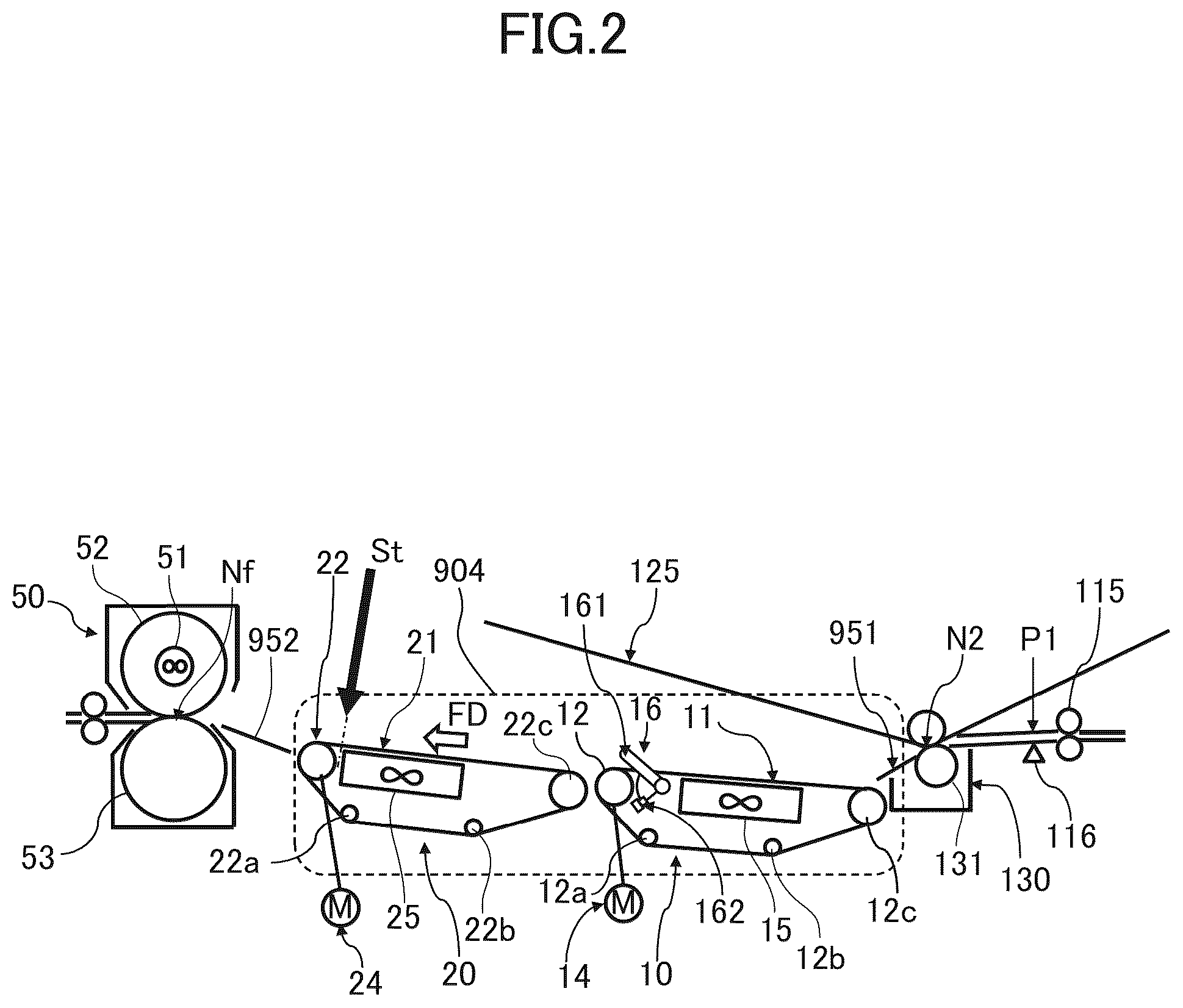 Patent US12386294 Figure 2 – Image forming apparatus