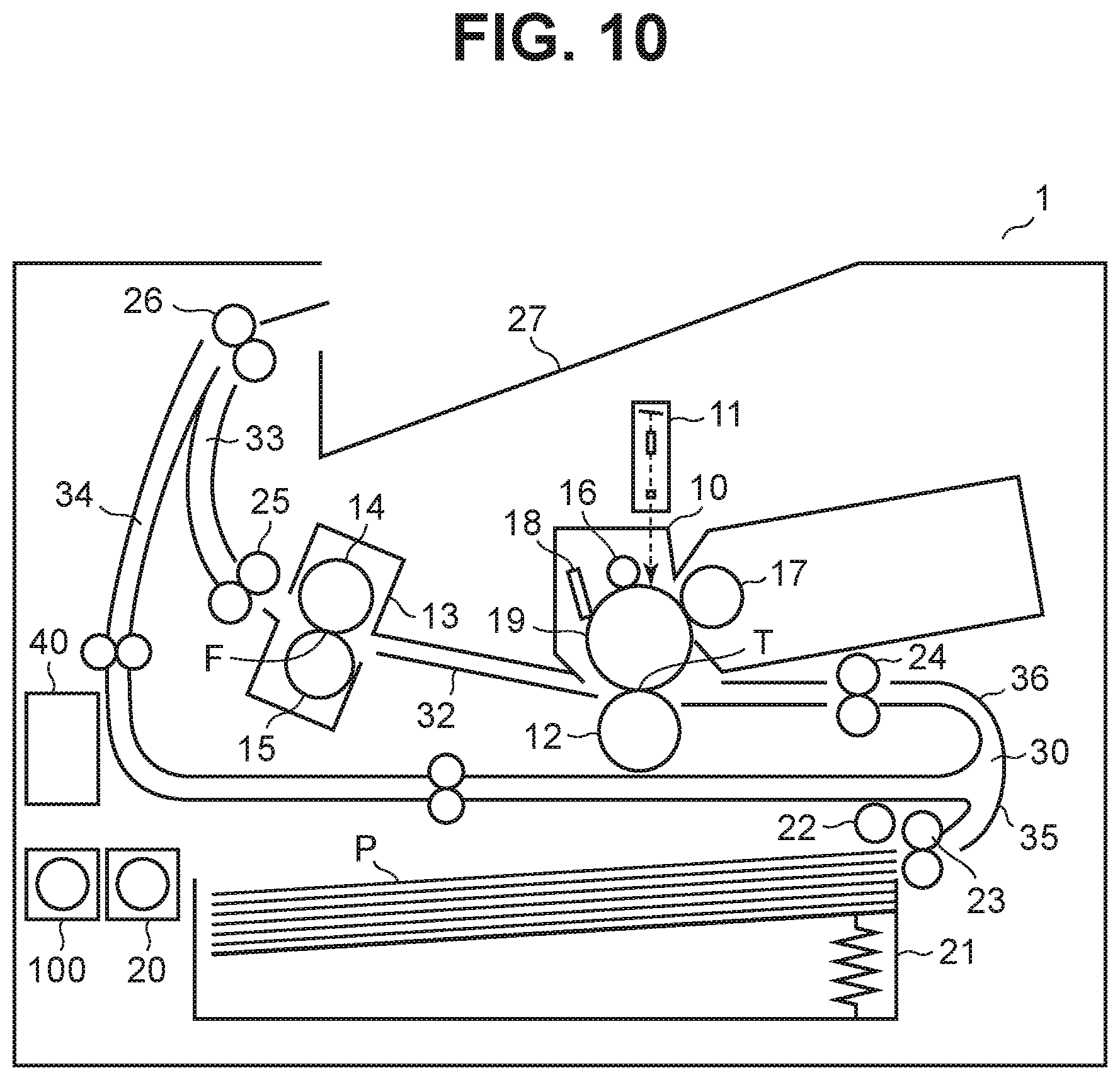 Patent US12386301 Figure 10 – Image forming apparatus