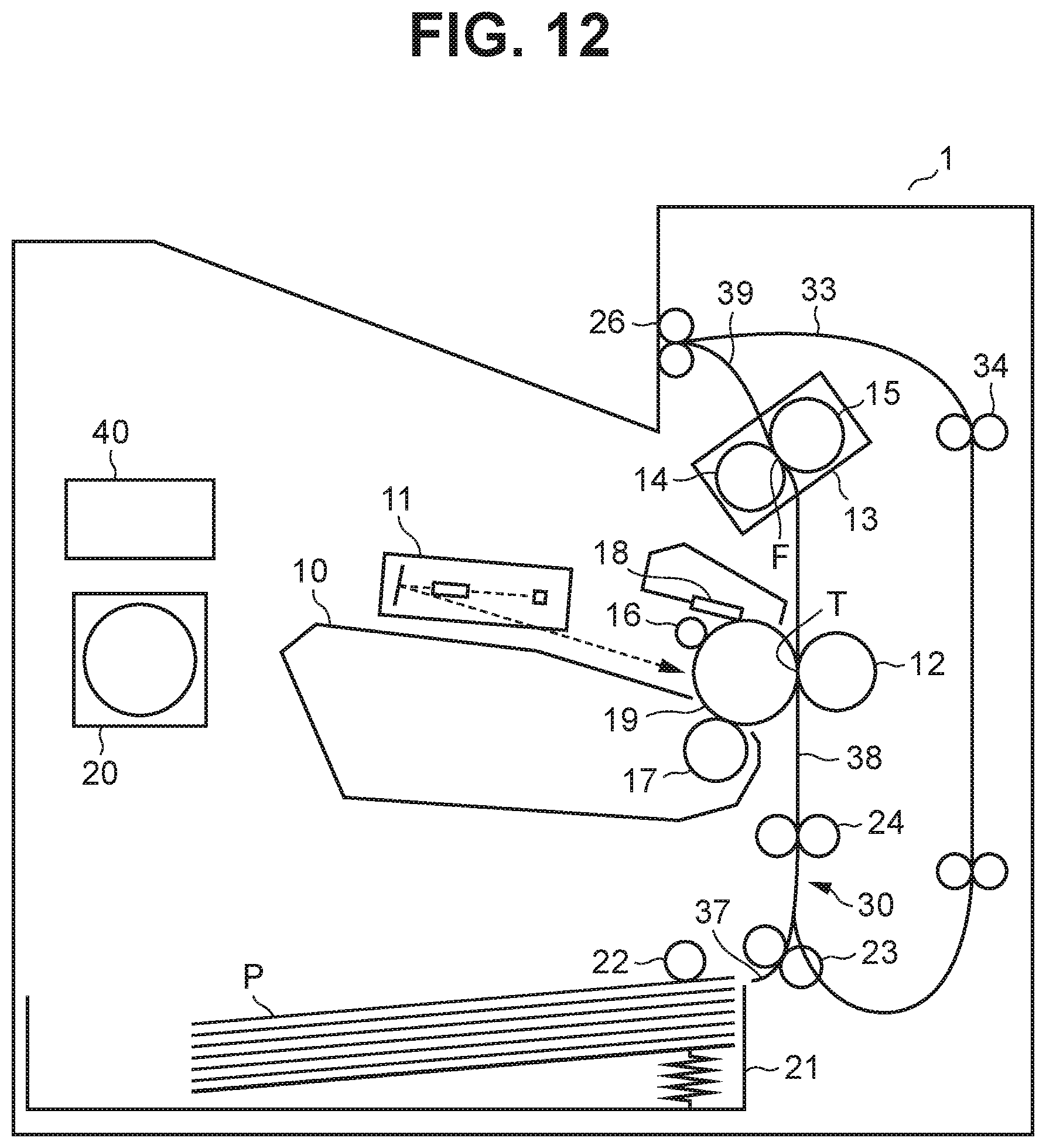 Patent US12386301 Figure 12 – Image forming apparatus