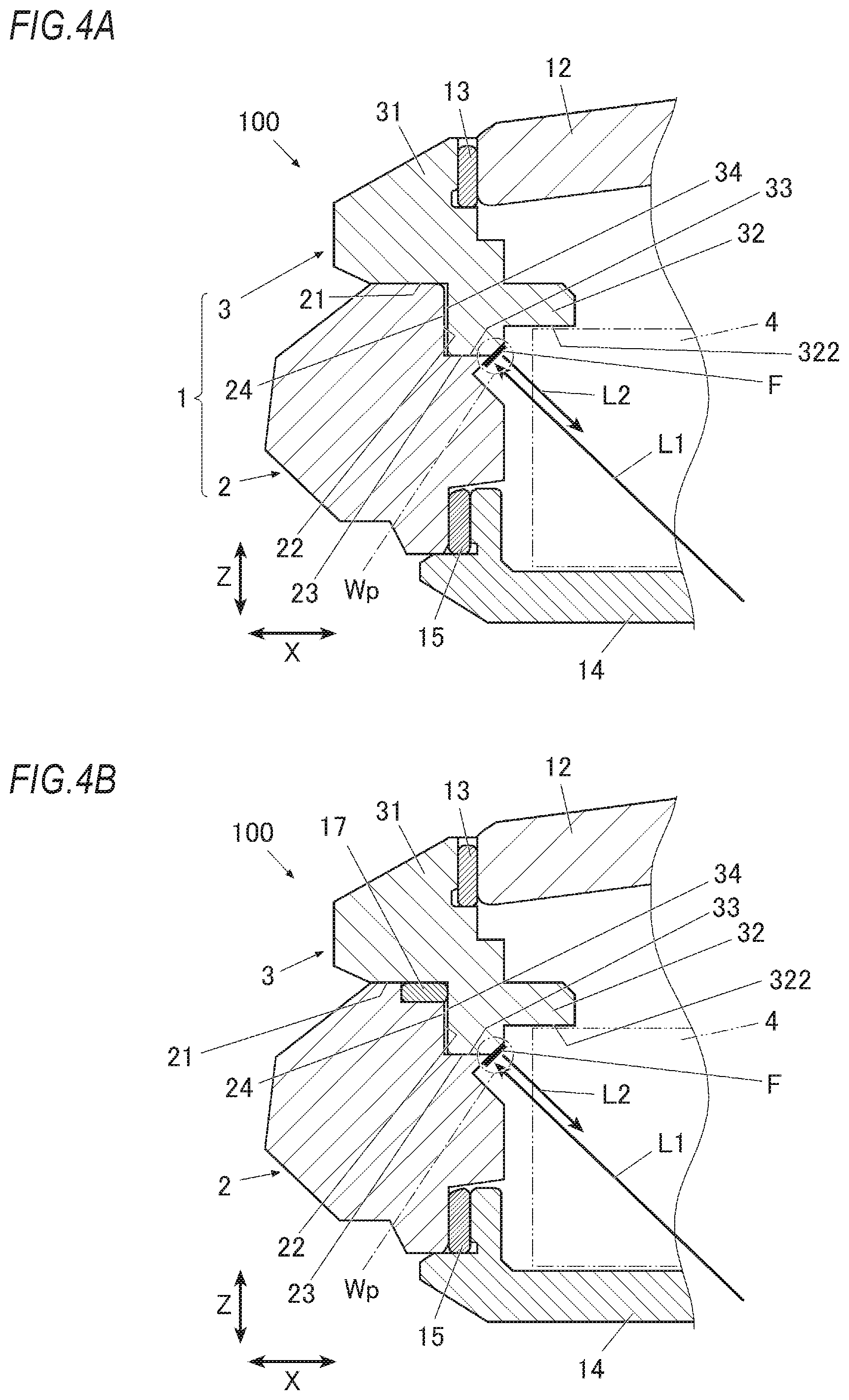 Patent US12386315 Figure 4 – Case and timepiece