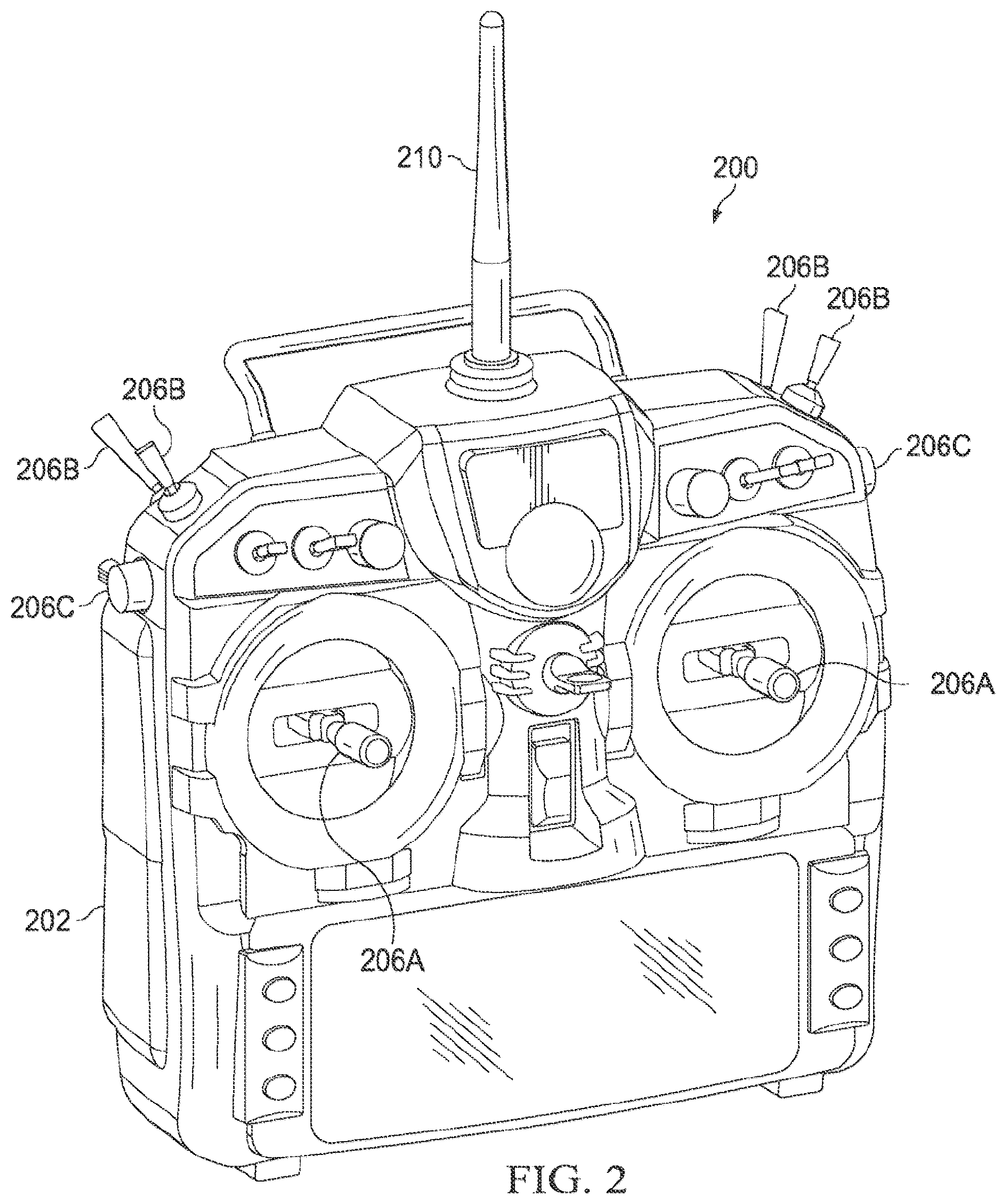Patent US12386347 Figure 3 – Remote control unit having active feedback