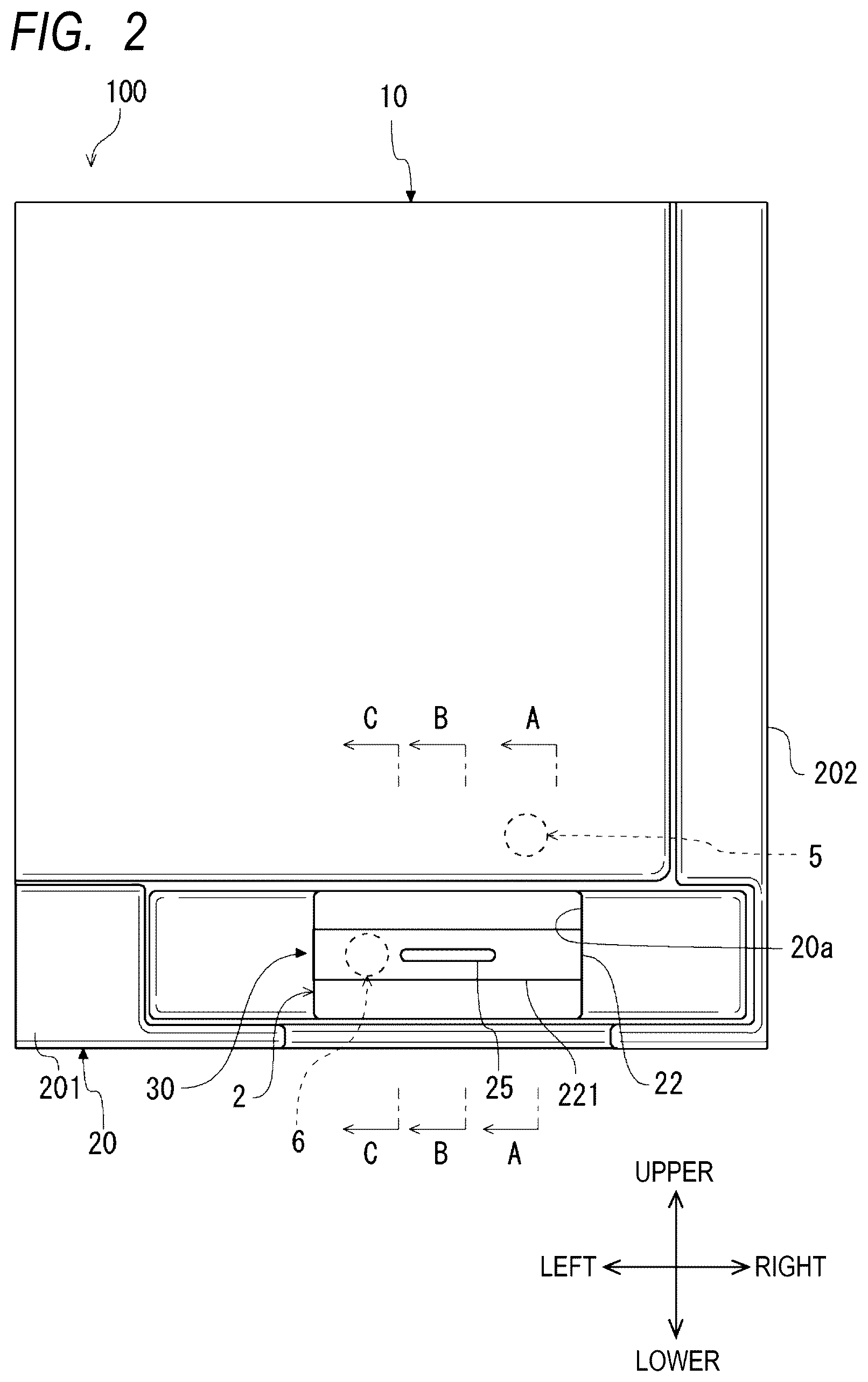 Patent US12386381 Figure 2 – Lever switch, display device, and in-vehicle device