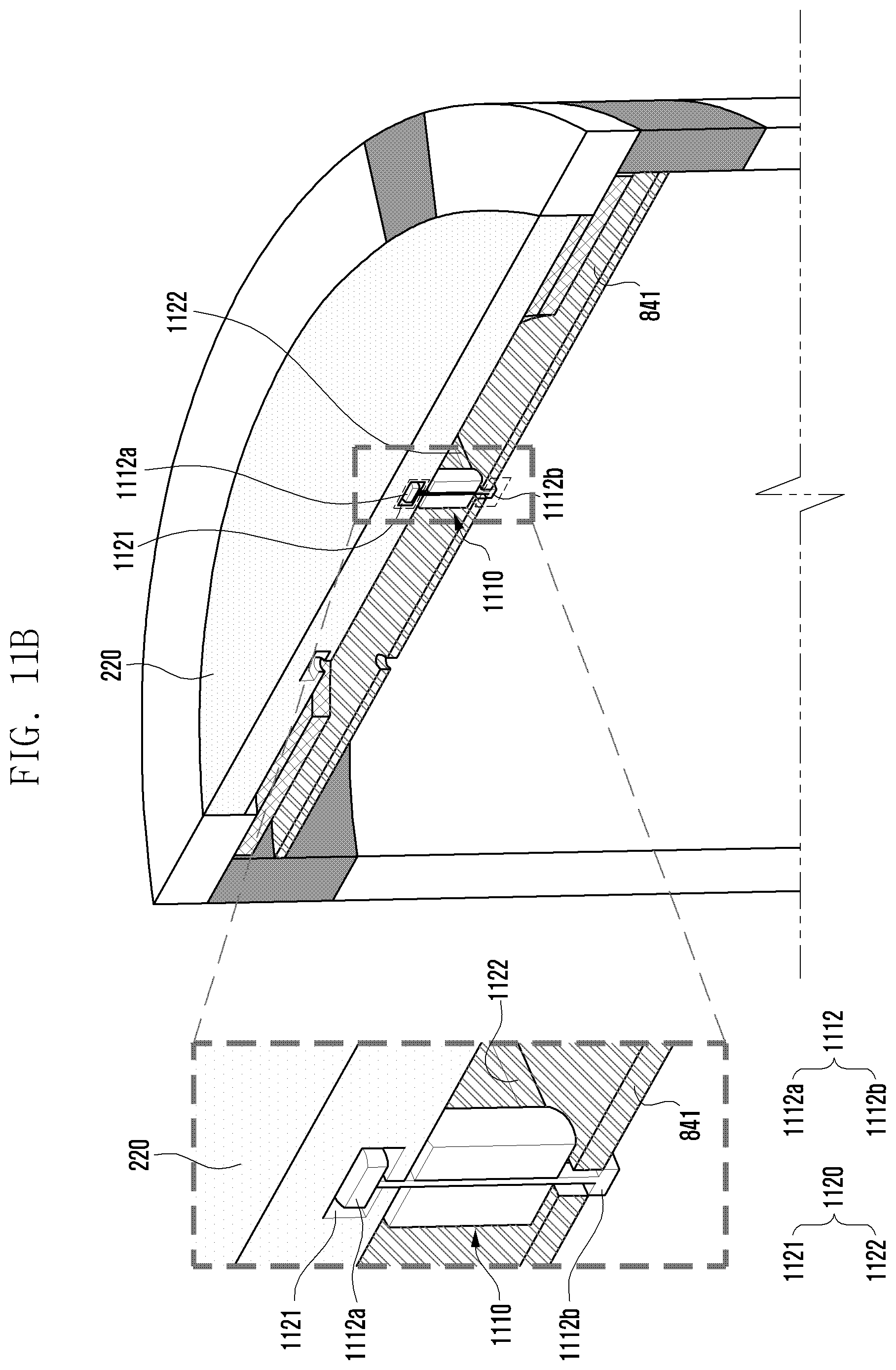 Patent US12386393 Figure 13 – Electronic device comprising rollable display
