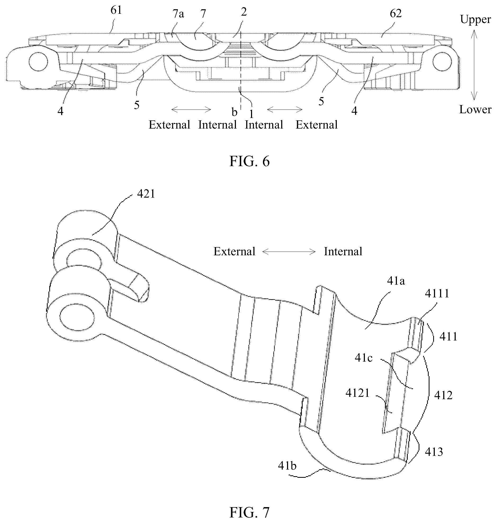 Patent US12386399 Figure 6 – Main swing arm, rotating shaft mechanism, and foldable mobile terminal