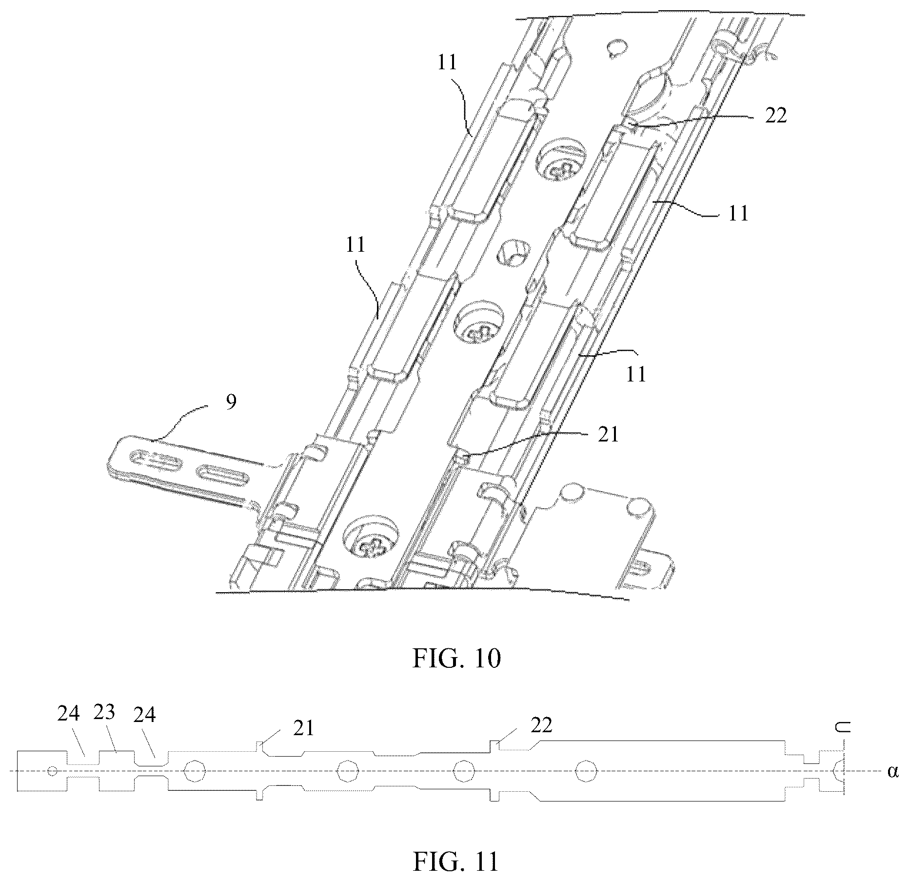 Patent US12386399 Figure 8 – Main swing arm, rotating shaft mechanism, and foldable mobile terminal