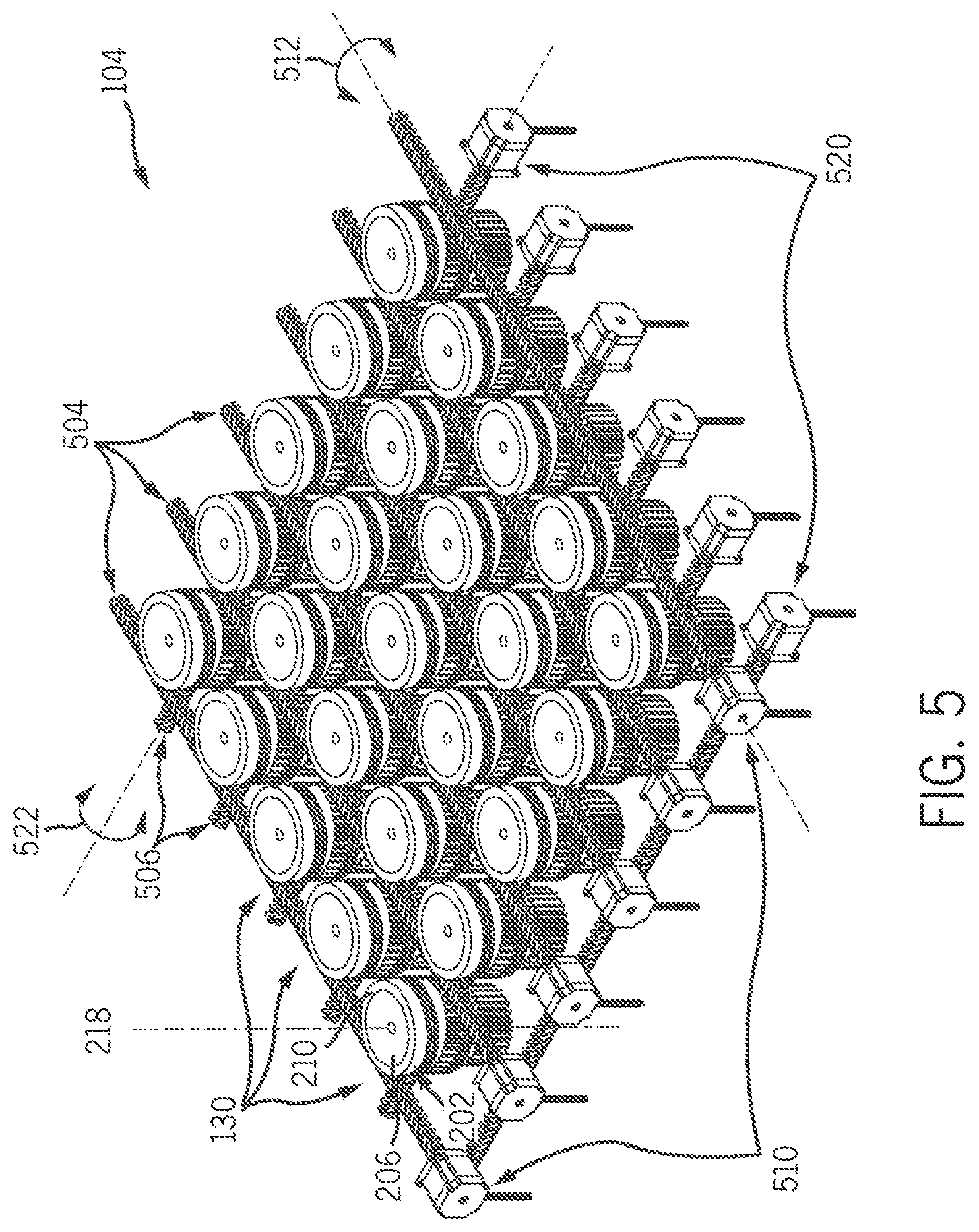 Patent US12386413 Figure 5 – Modular omnidirectional actuated floors providing an interactive user experience
