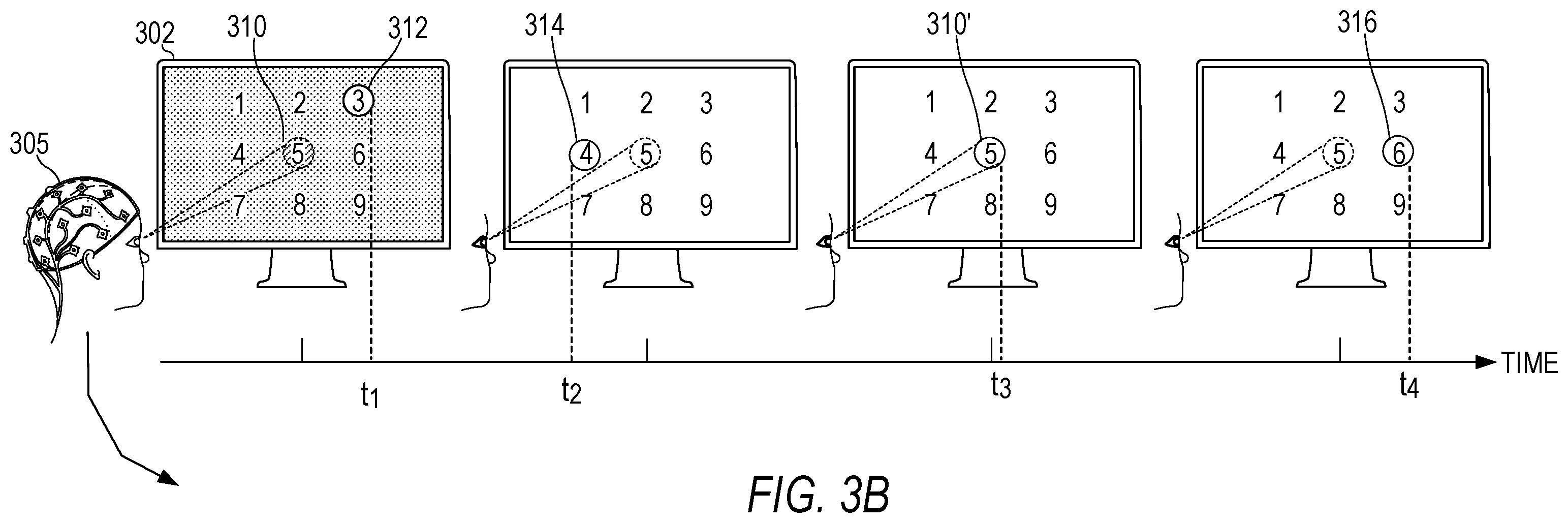 Patent US12386421 Figure 4 – Visual brain-computer interface