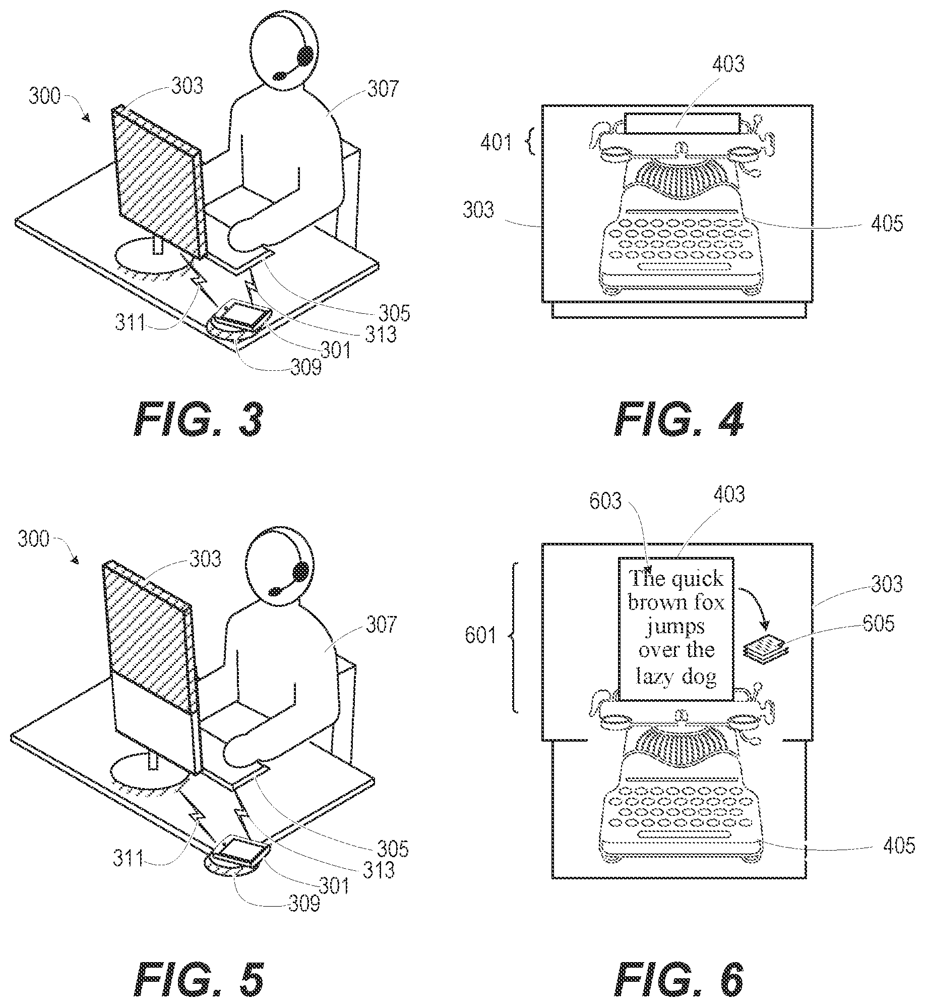 Patent US12386432 Figure 3 – Electronic system with a rollable display and a keyboard that are utilized to imitate a typewriter