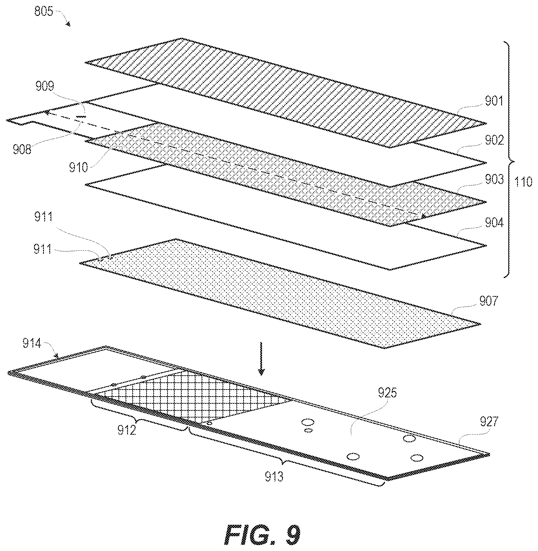 Patent US12386432 Figure 6 – Electronic system with a rollable display and a keyboard that are utilized to imitate a typewriter