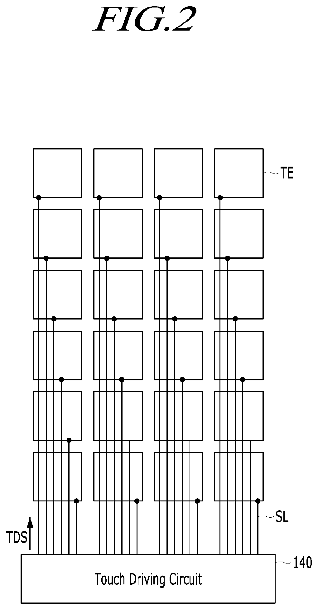 Patent US12386450 Figure 2 – Touch display device, method for driving the same, driving circuit, data-driving circuit, and gate-driving circuit