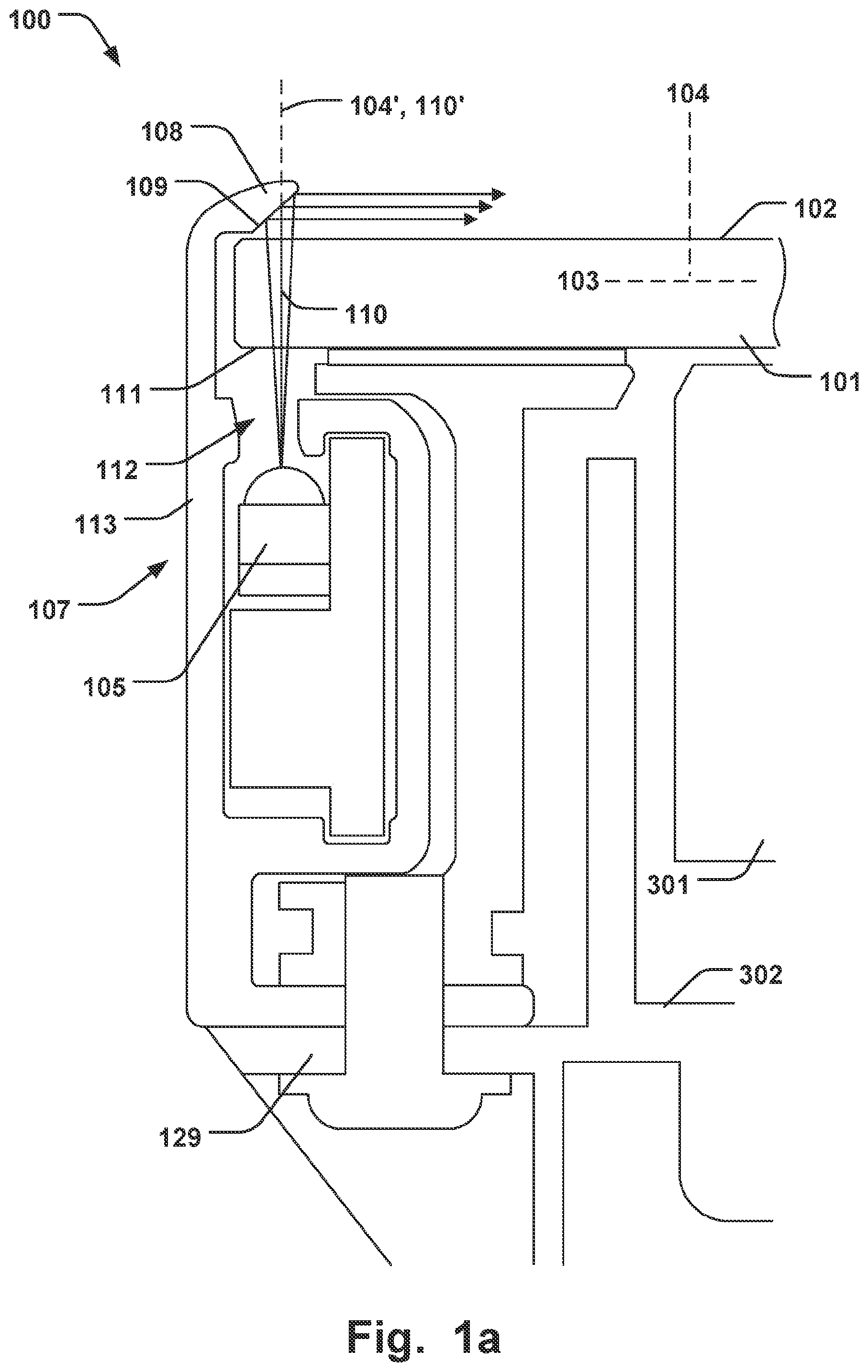 Patent US12386461 Figure 1 – Touch-sensing apparatus