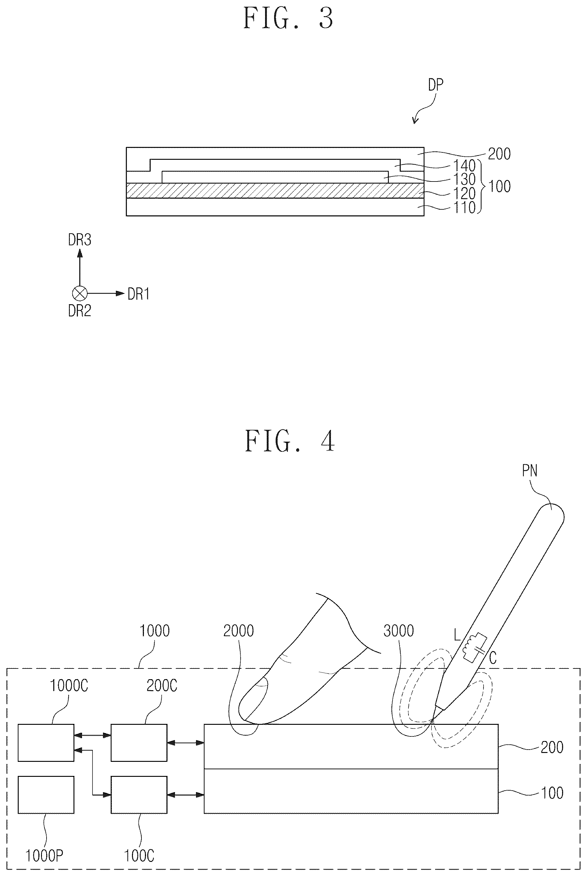 Patent US12386467 Figure 4 – Electronic device configured to sense a pen