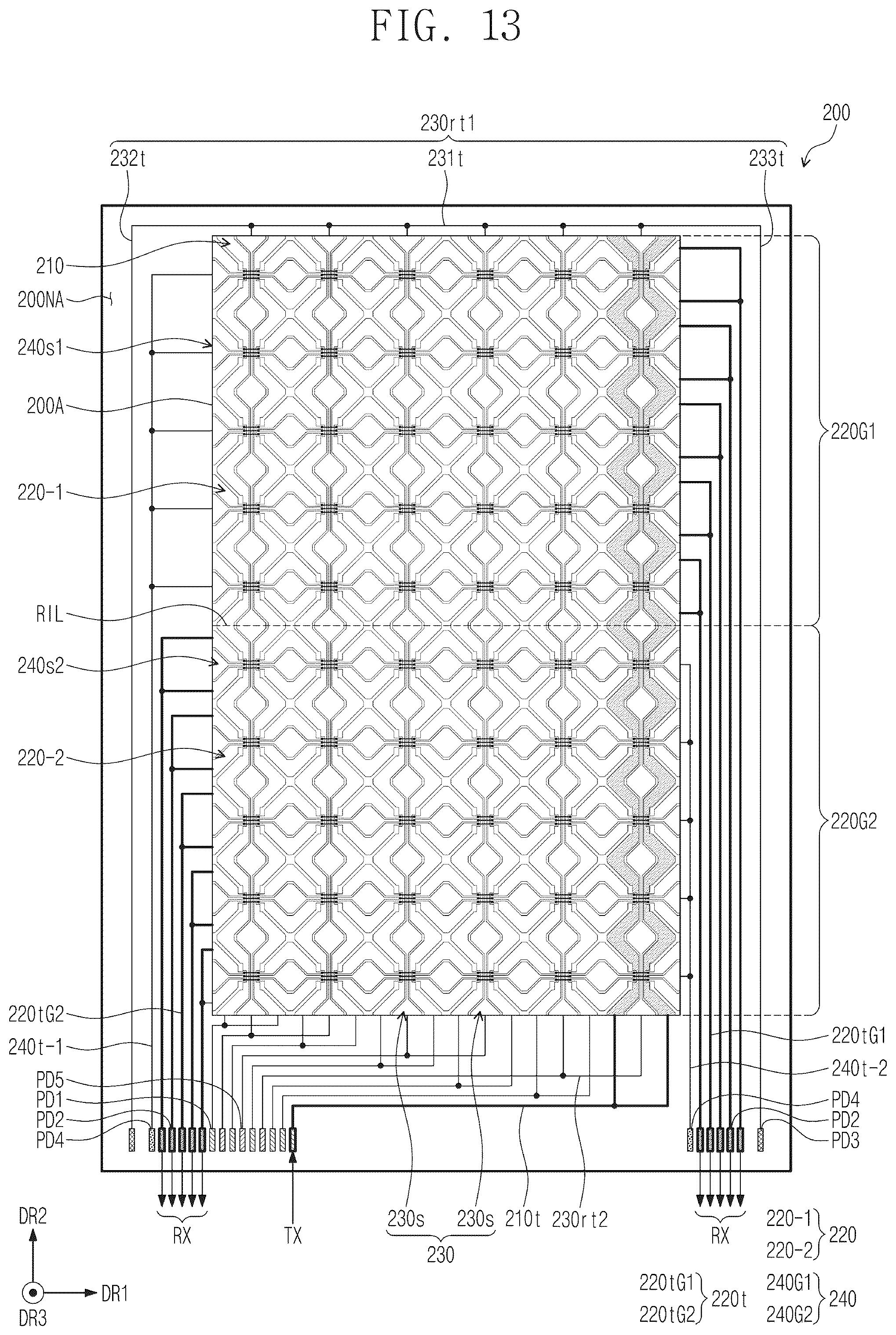 Patent US12386467 Figure 15 – Electronic device configured to sense a pen
