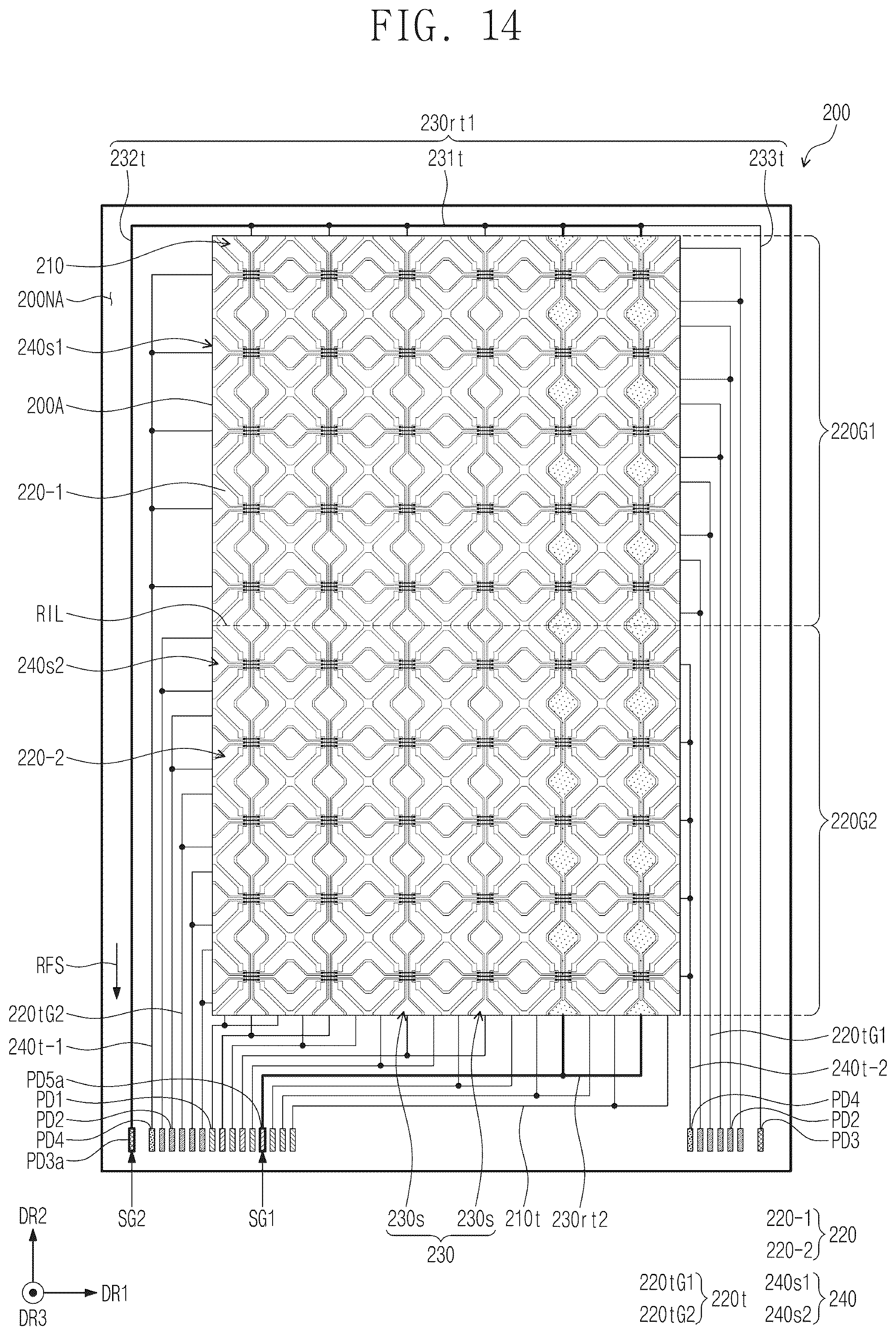 Patent US12386467 Figure 16 – Electronic device configured to sense a pen