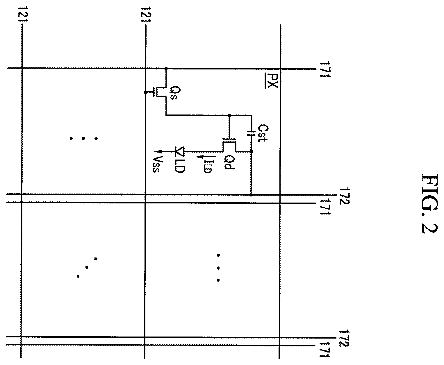 Patent US12386474 Figure 2 – Touch sensible organic light emitting device