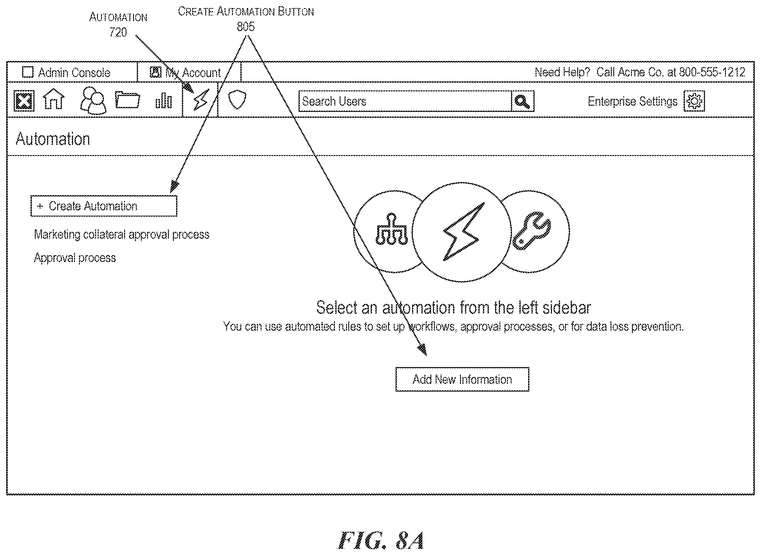 Patent US12386475 Figure 7 – System and methods for configuring event-based automation in cloud-based collaboration platforms