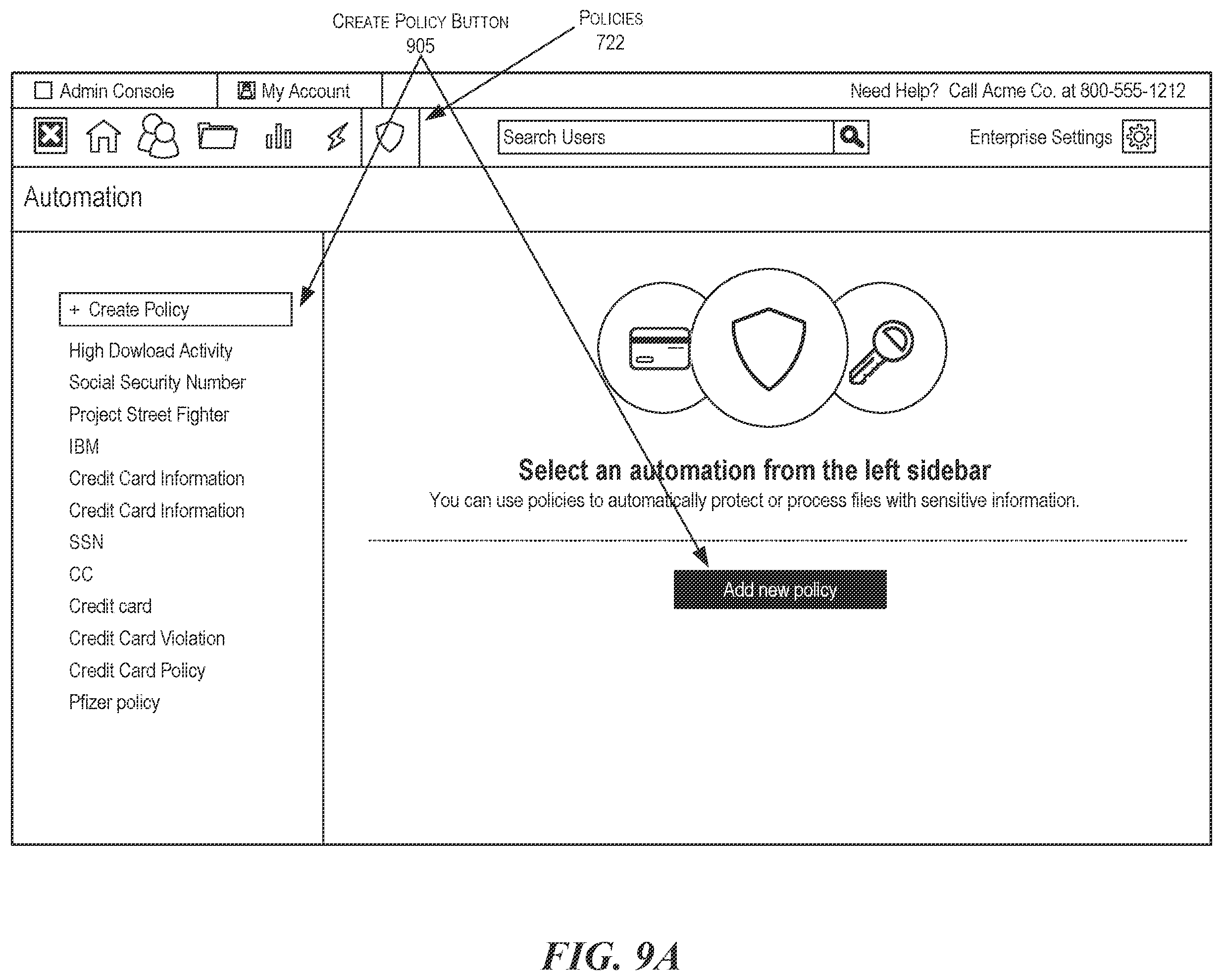 Patent US12386475 Figure 10 – System and methods for configuring event-based automation in cloud-based collaboration platforms
