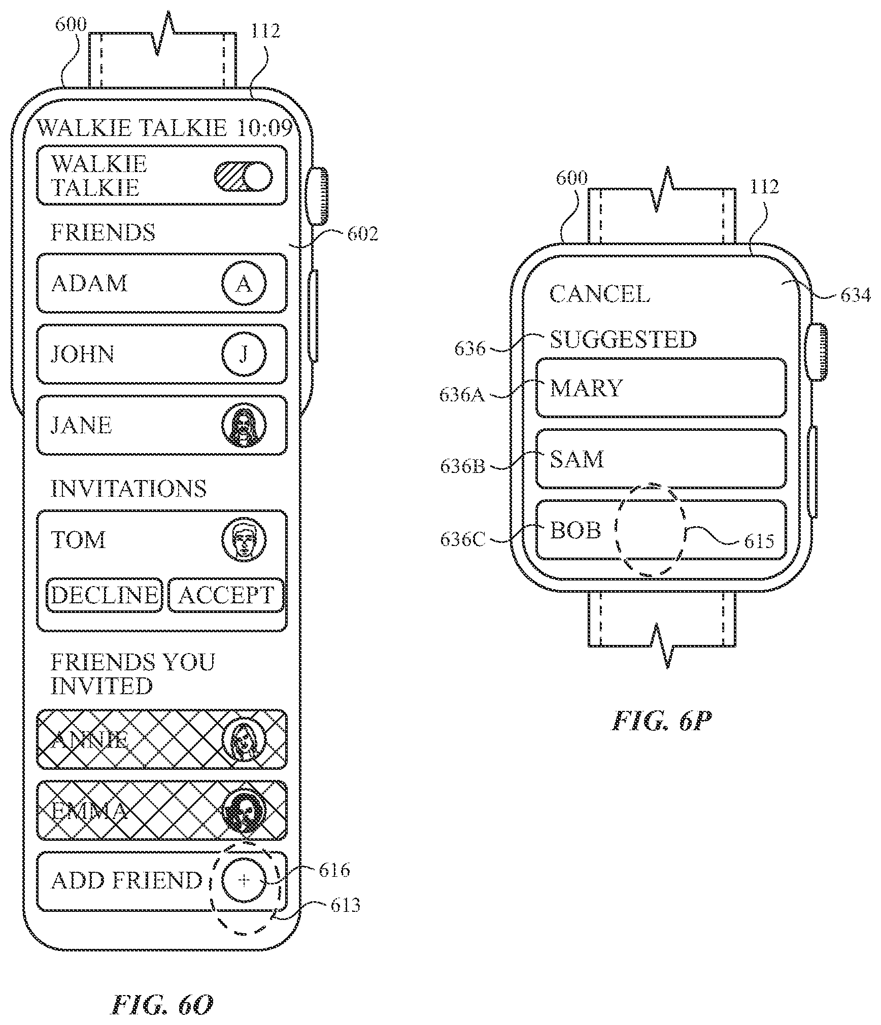 Patent US12386482 Figure 20 – User interfaces for electronic voice communications