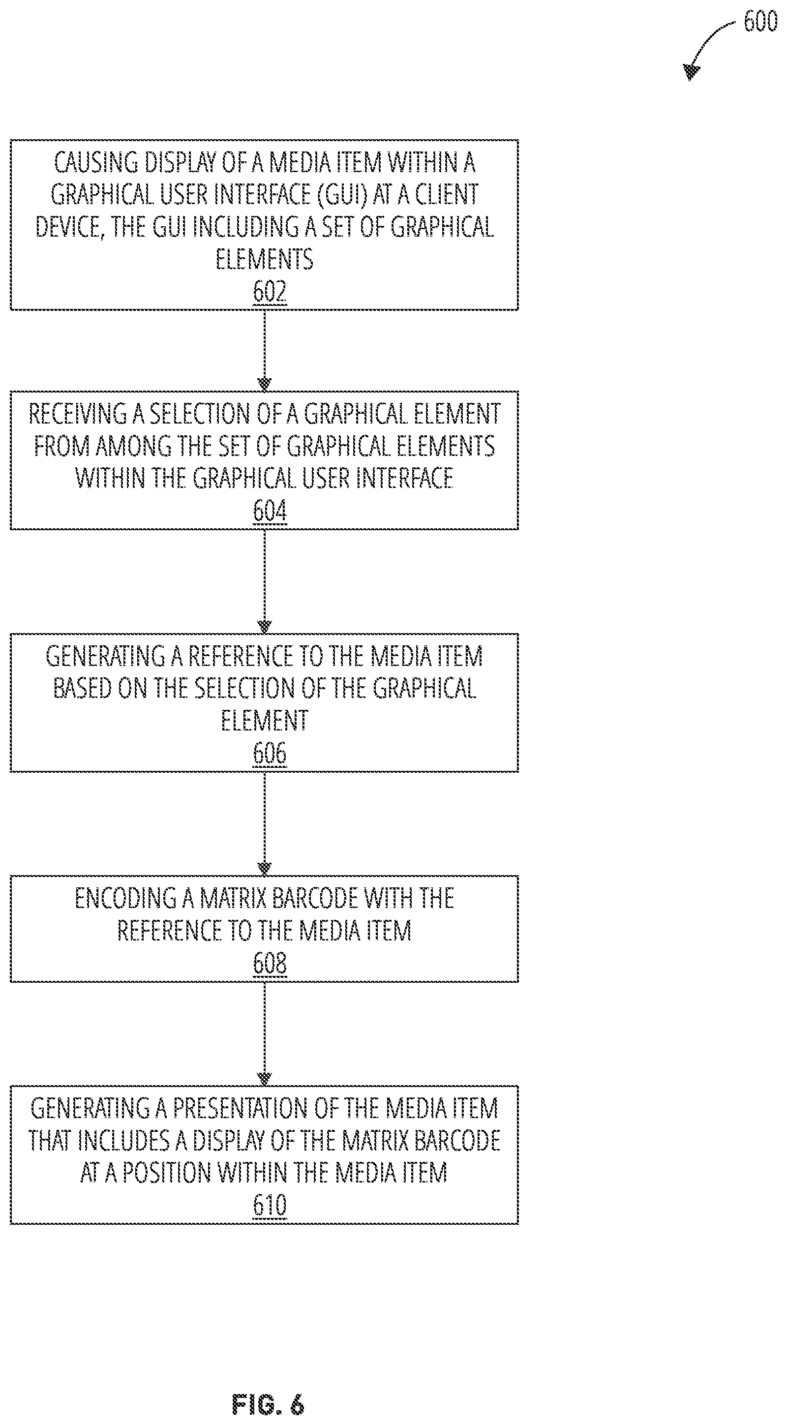 Patent US12386485 Figure 6 – Encoded image based messaging system