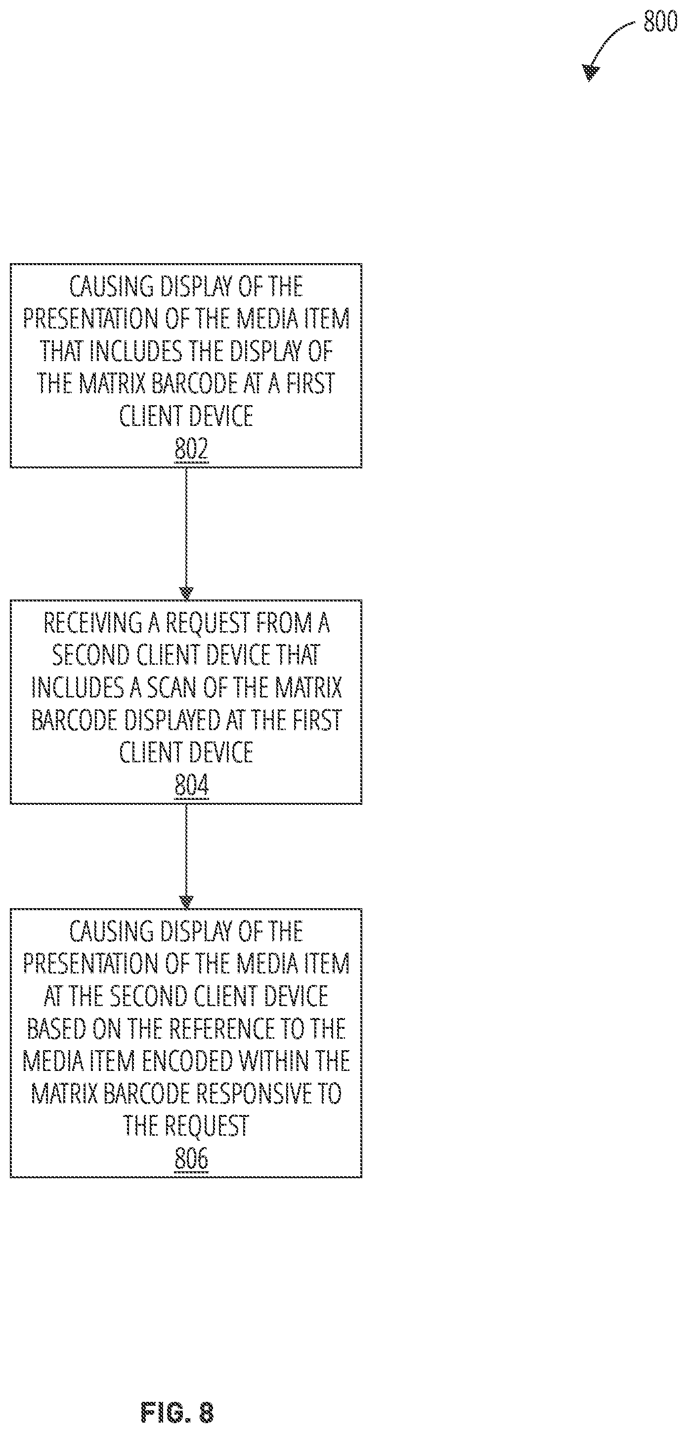 Patent US12386485 Figure 8 – Encoded image based messaging system