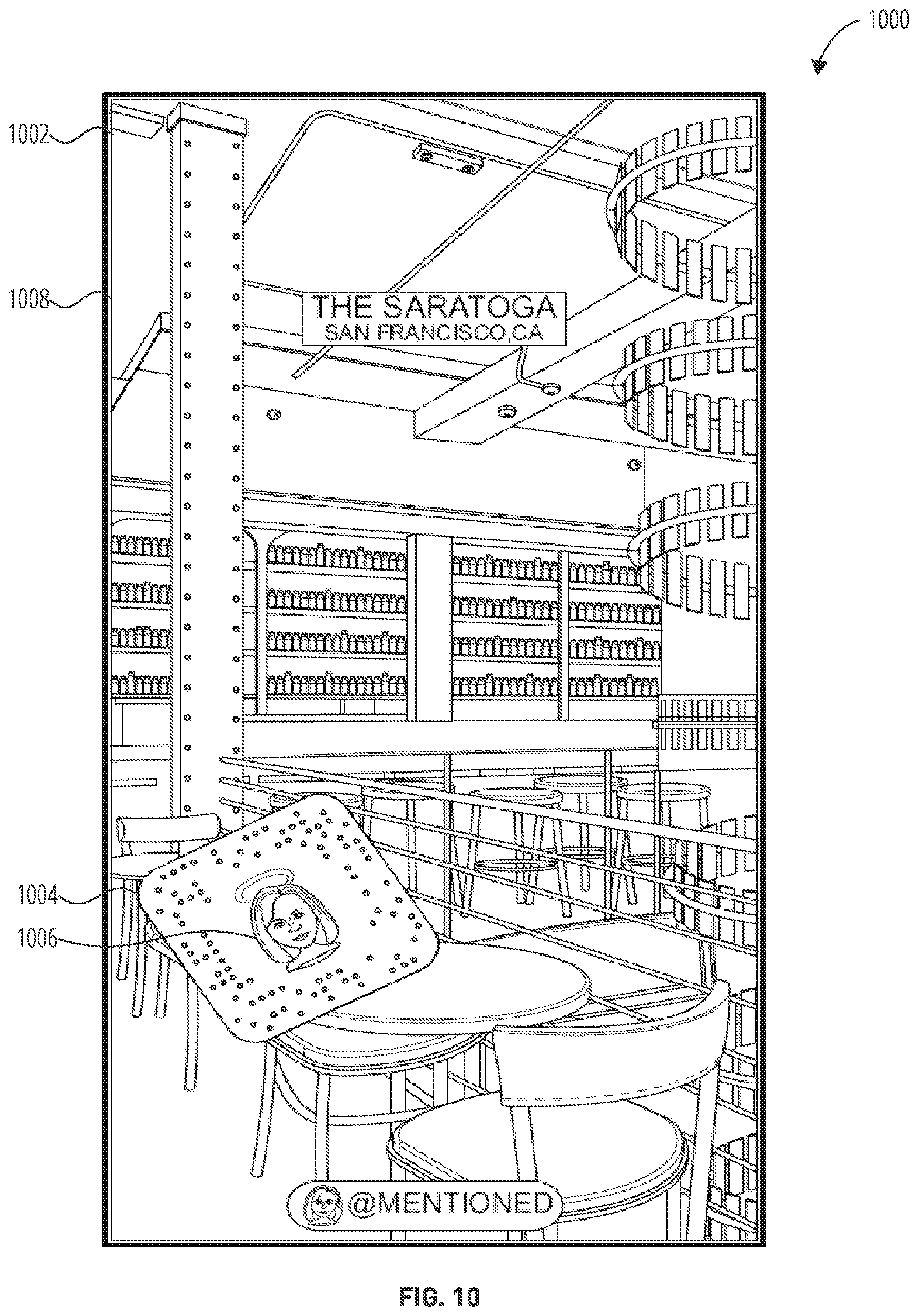 Patent US12386485 Figure 10 – Encoded image based messaging system