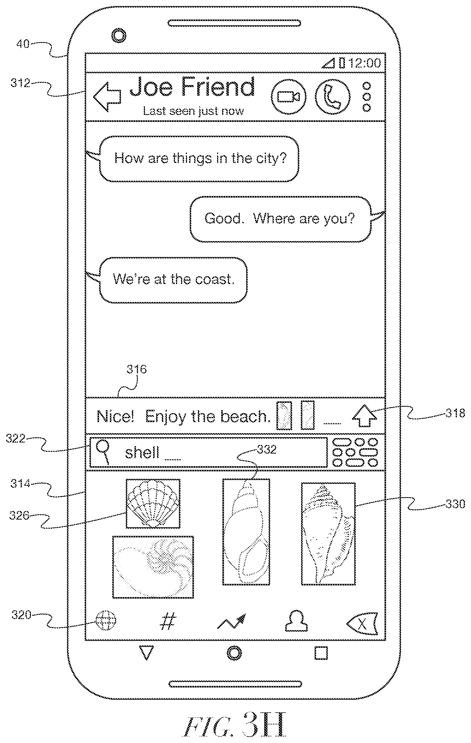 Patent US12386503 Figure 14 – Methods and systems for positioning animated images within a dynamic keyboard interface