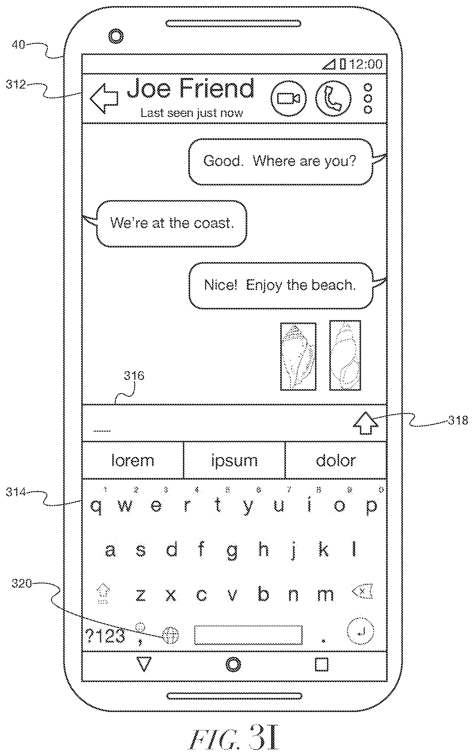 Patent US12386503 Figure 15 – Methods and systems for positioning animated images within a dynamic keyboard interface